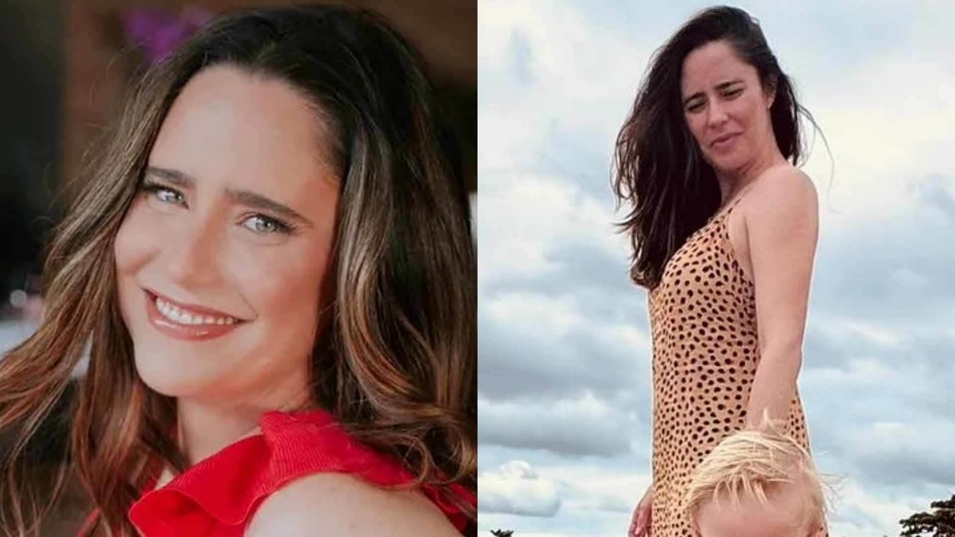 Filho de Fernanda Vasconcellos rouba a cena durante passeio na praia