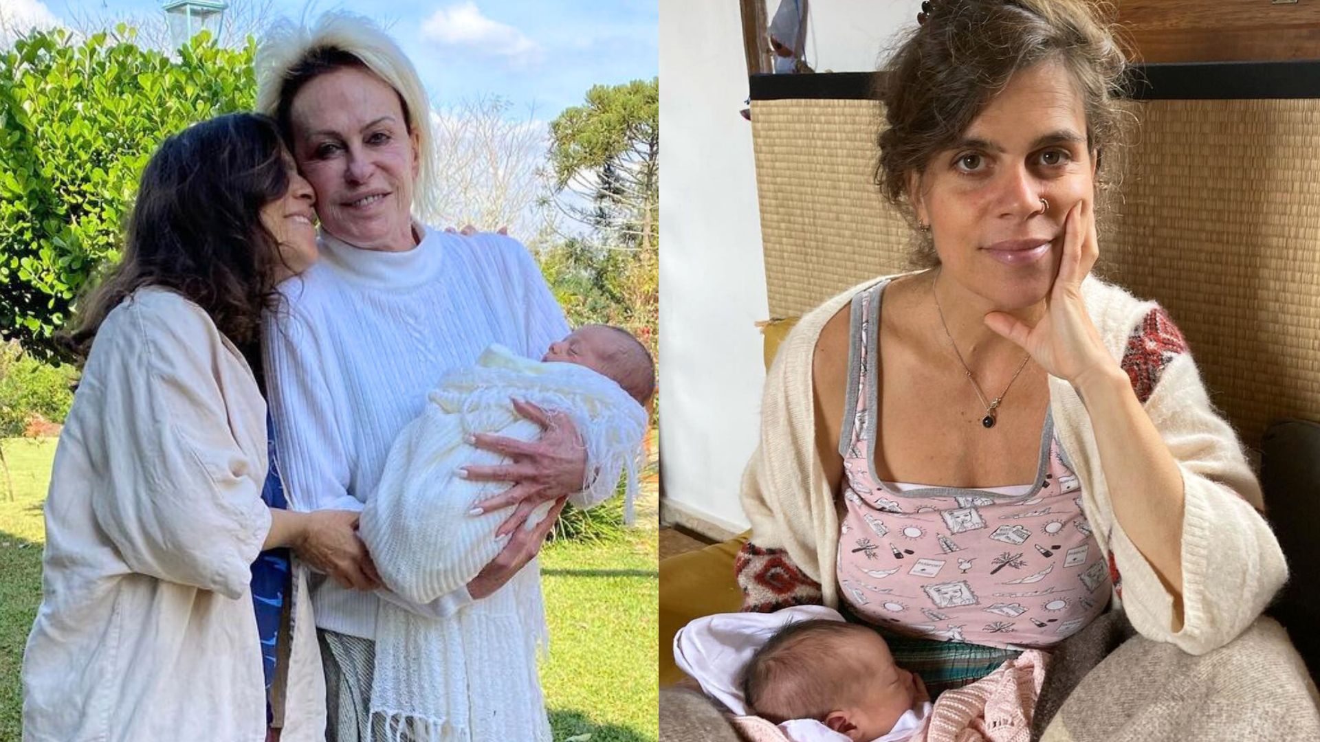 Filha de Ana Maria Braga relembra parto lótus do filho e detalha experiência