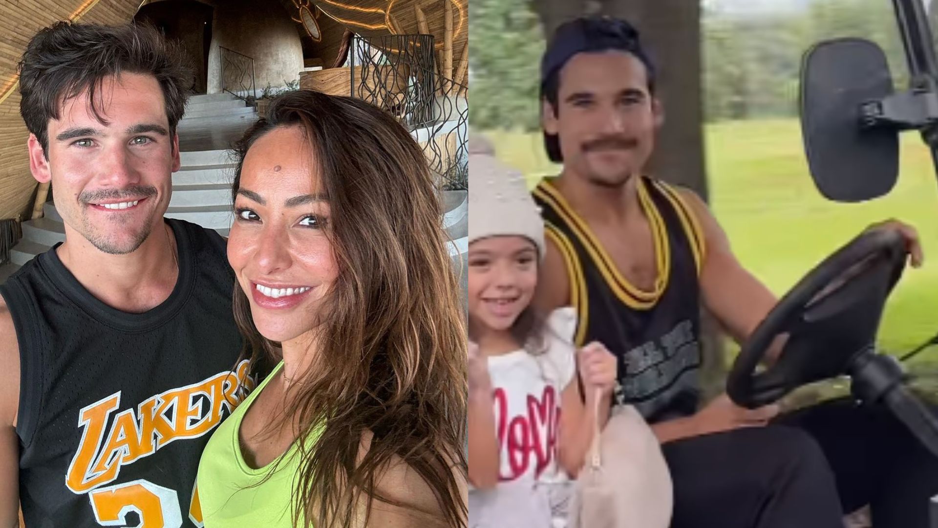 Filha de Sabrina Sato esbanja simpatia ao surgir brincando com Nicolas Prattes