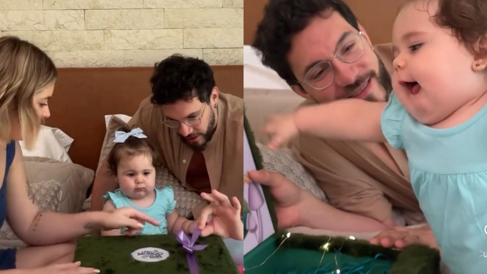 Filha de Viih Tube fica encantada com seu convite de aniversário: ‘Nem pisca’