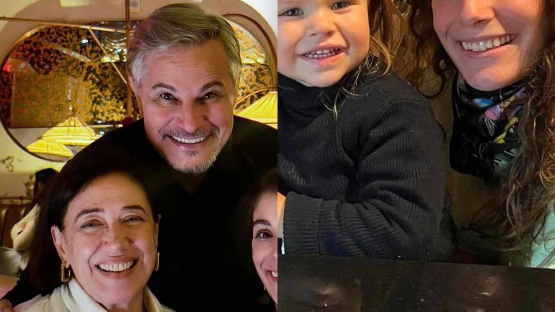 Lilia Cabral mostra sua filha com a caçula de Edson Celulari: ‘Recordação’