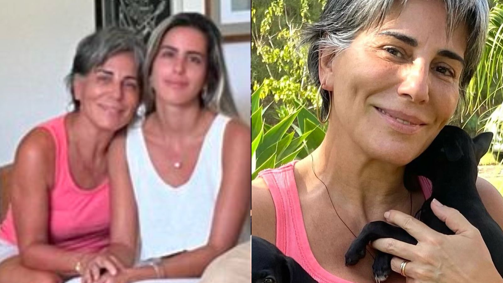 Com a filha, Gloria Pires apresenta novos membros da família: ‘Surpresas’