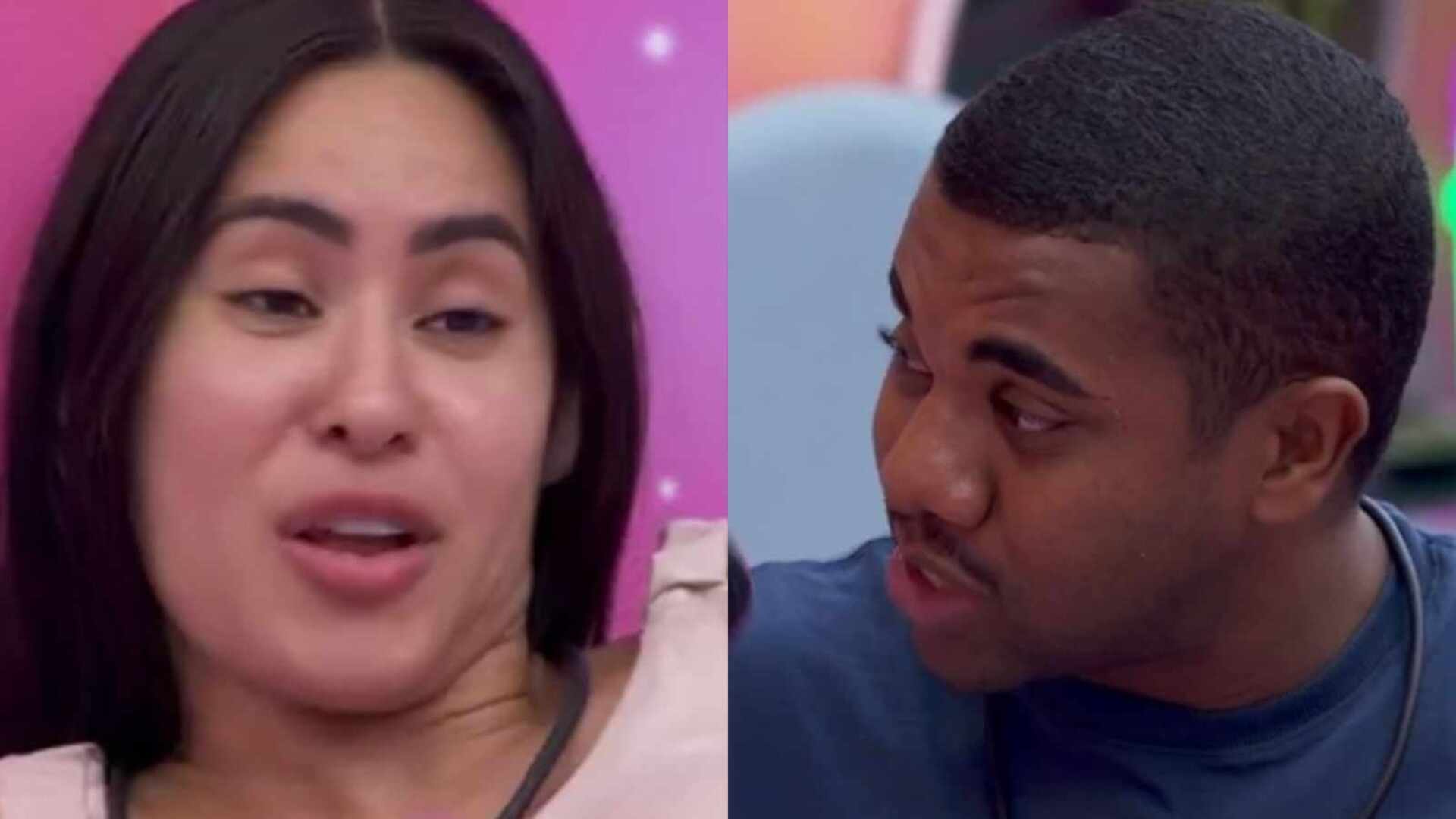 BBB 24: Isabelle joga a real para Davi sobre não defendê-lo sempre