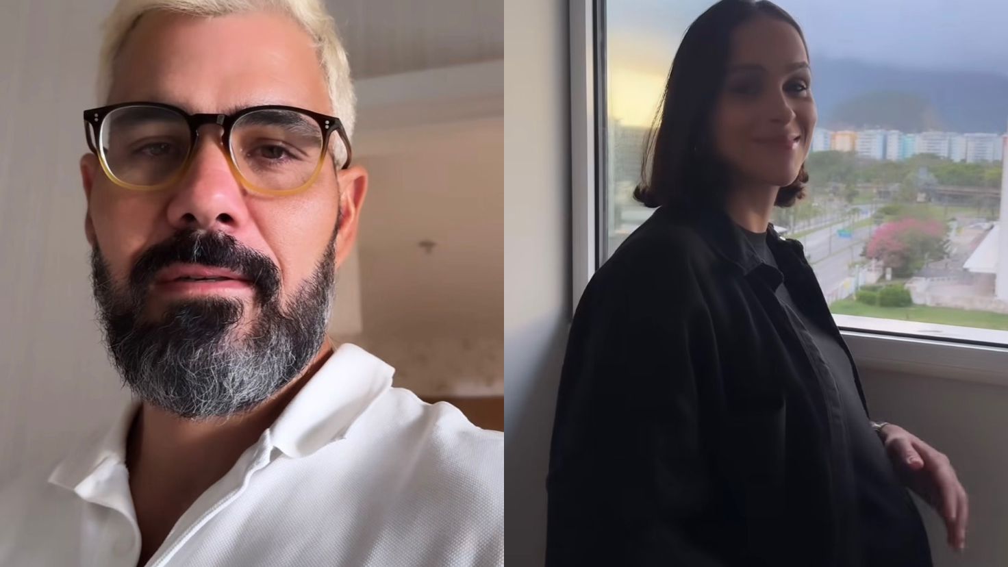 Juliano Cazarré se emociona com preparativo para o nascimento do sexto filho