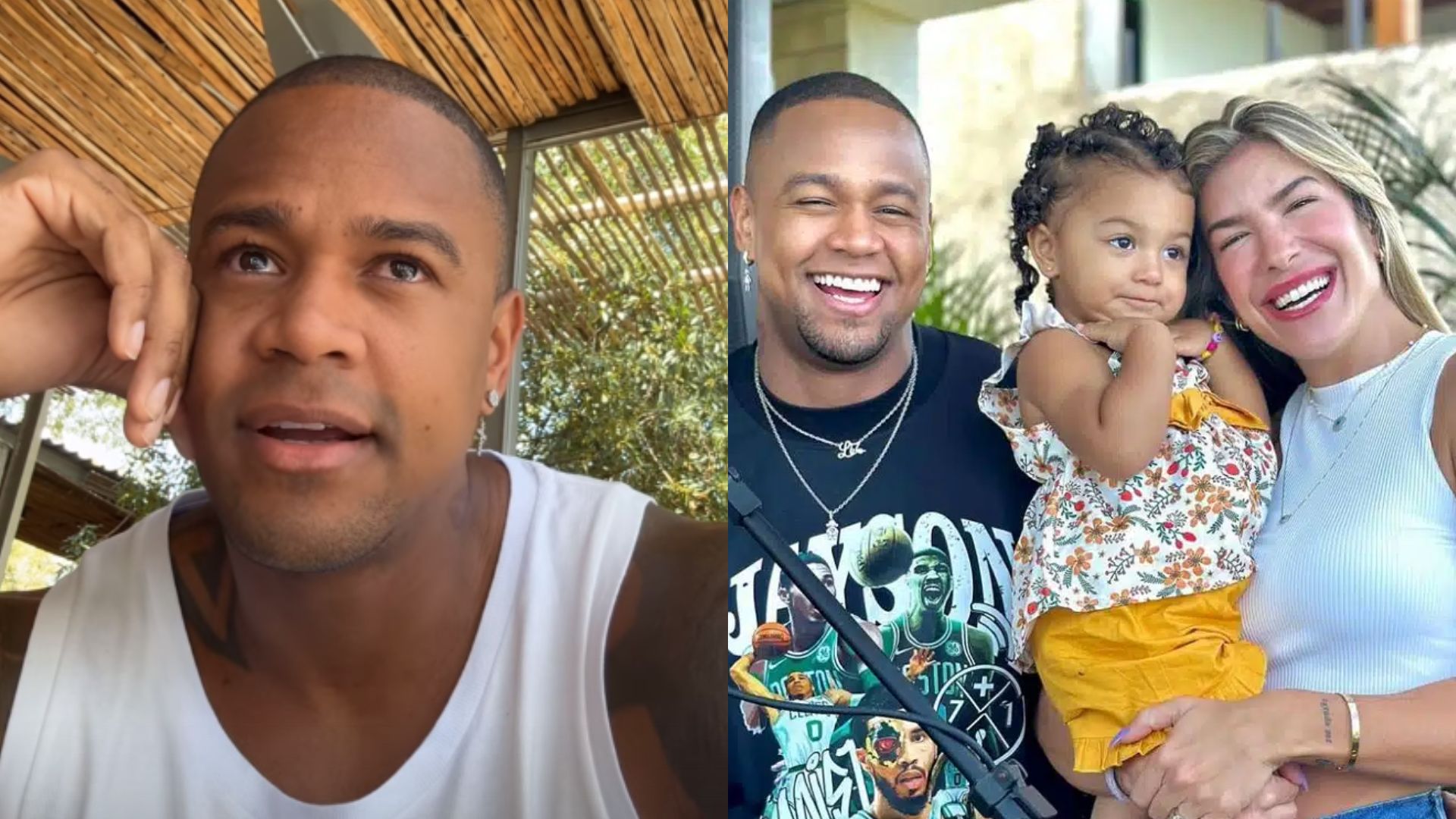 Leo Santana se emociona em primeiro dia da filha na escola: ‘Tempo está voando’