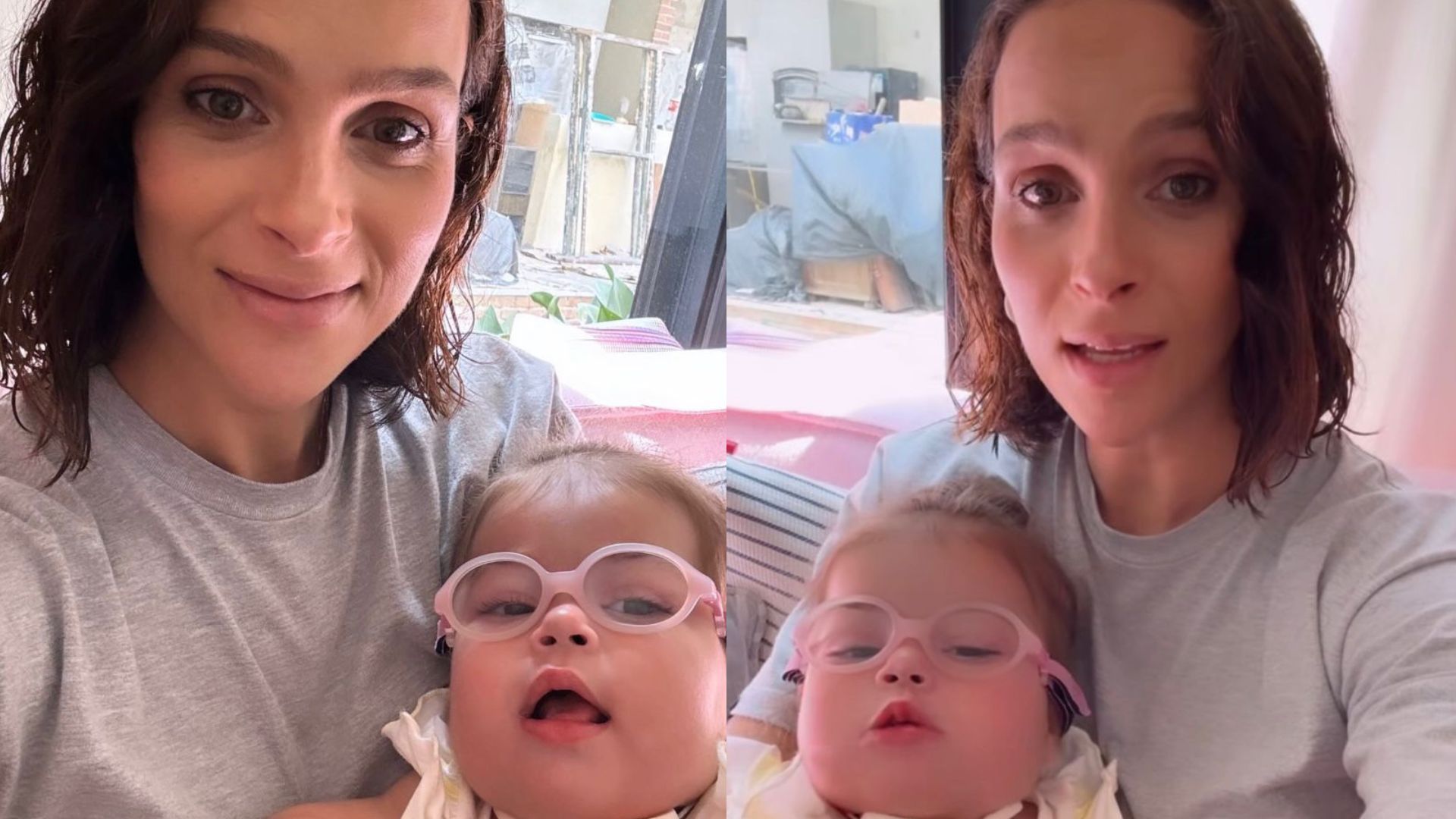 Leticia Cazarré mostra rotina com filhos pequenos durante obras em casa