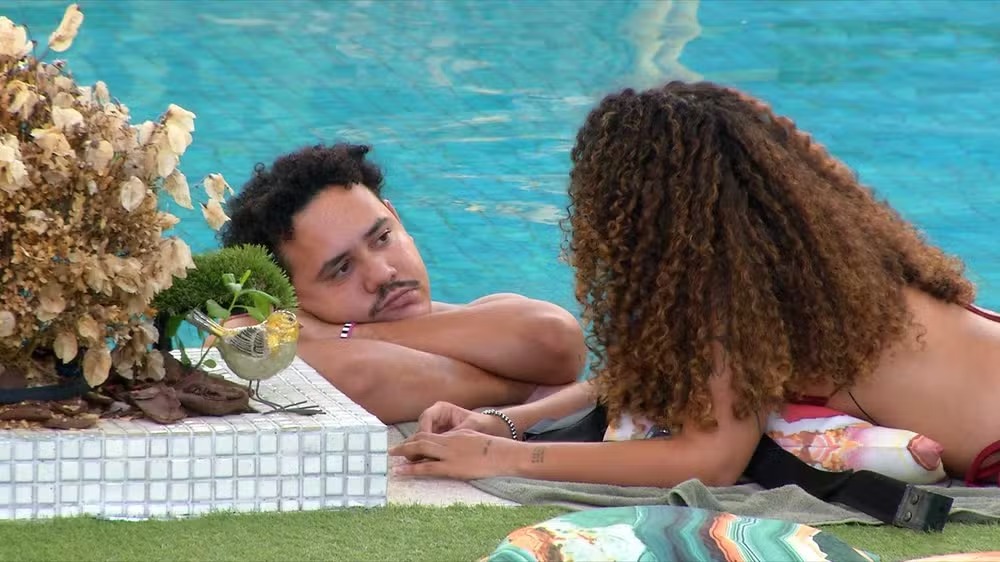 BBB 24: Dentro da casa, Lucas Henrique revela receio em relação à esposa