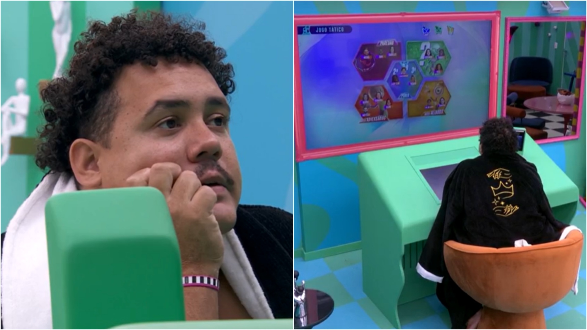 BBB 24: Líder, Lucas revela seus alvos para o paredão: “Pulseiras certas”