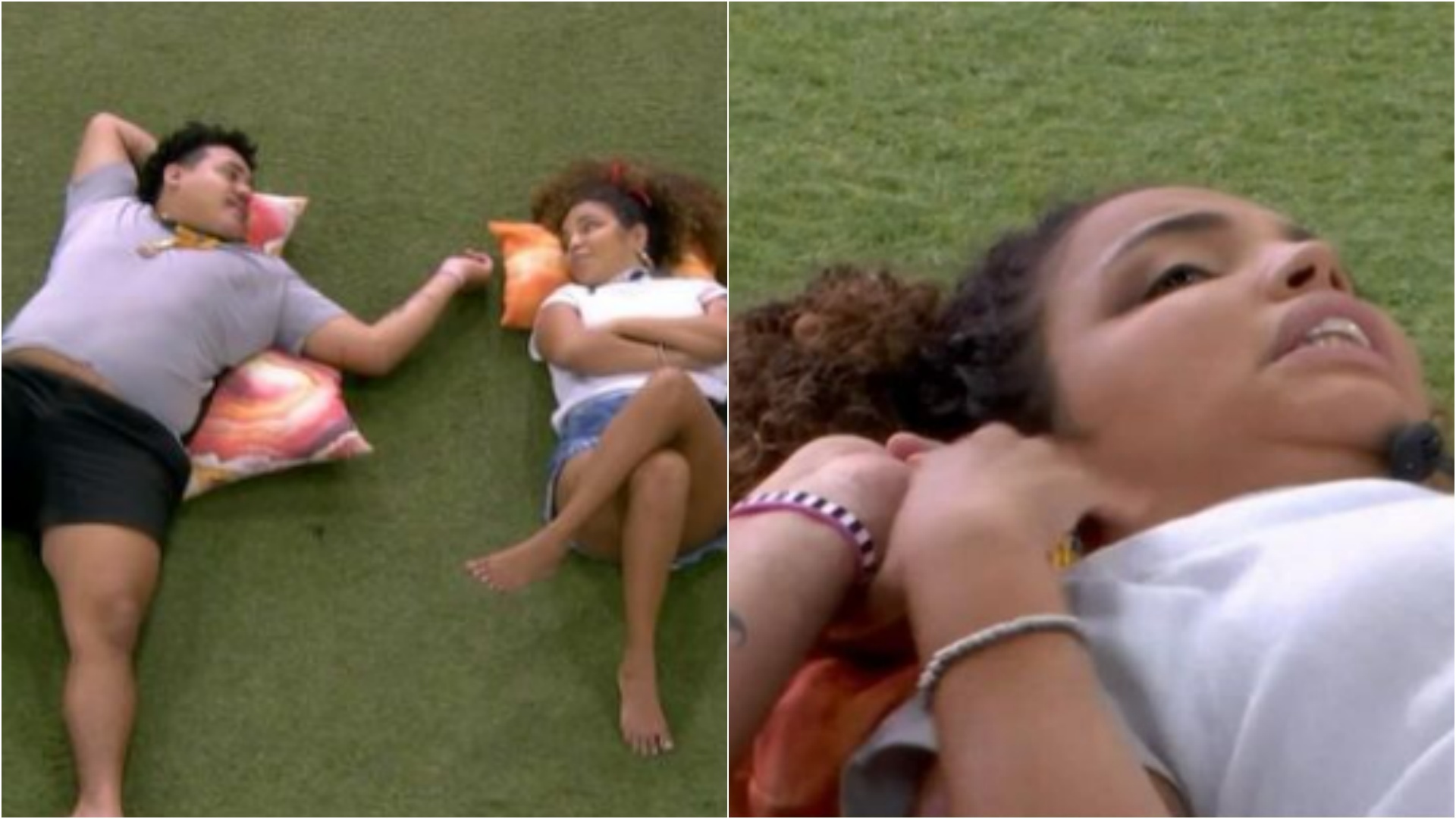 BBB 24: Lucas faz carinho em Pitel e sister reage: “Pensamentos perversos”