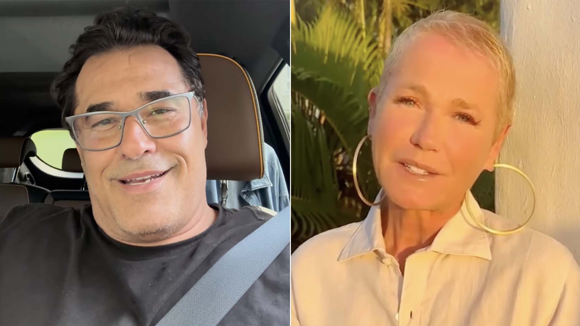 Luciano Szafir manda recado para Xuxa: ‘Conta comigo’