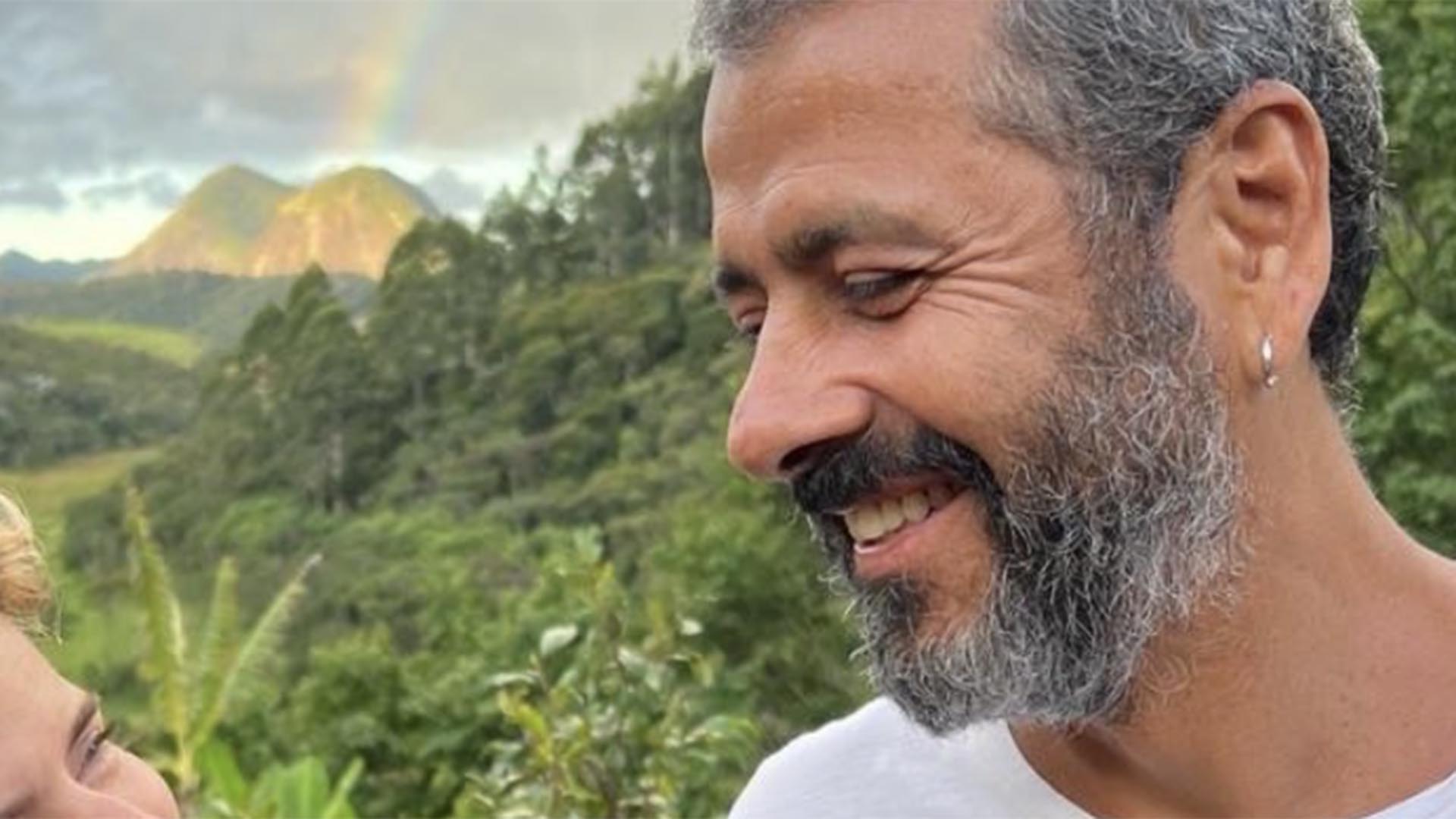 Marcos Palmeira faz homenagem para a esposa com foto inédita do casal