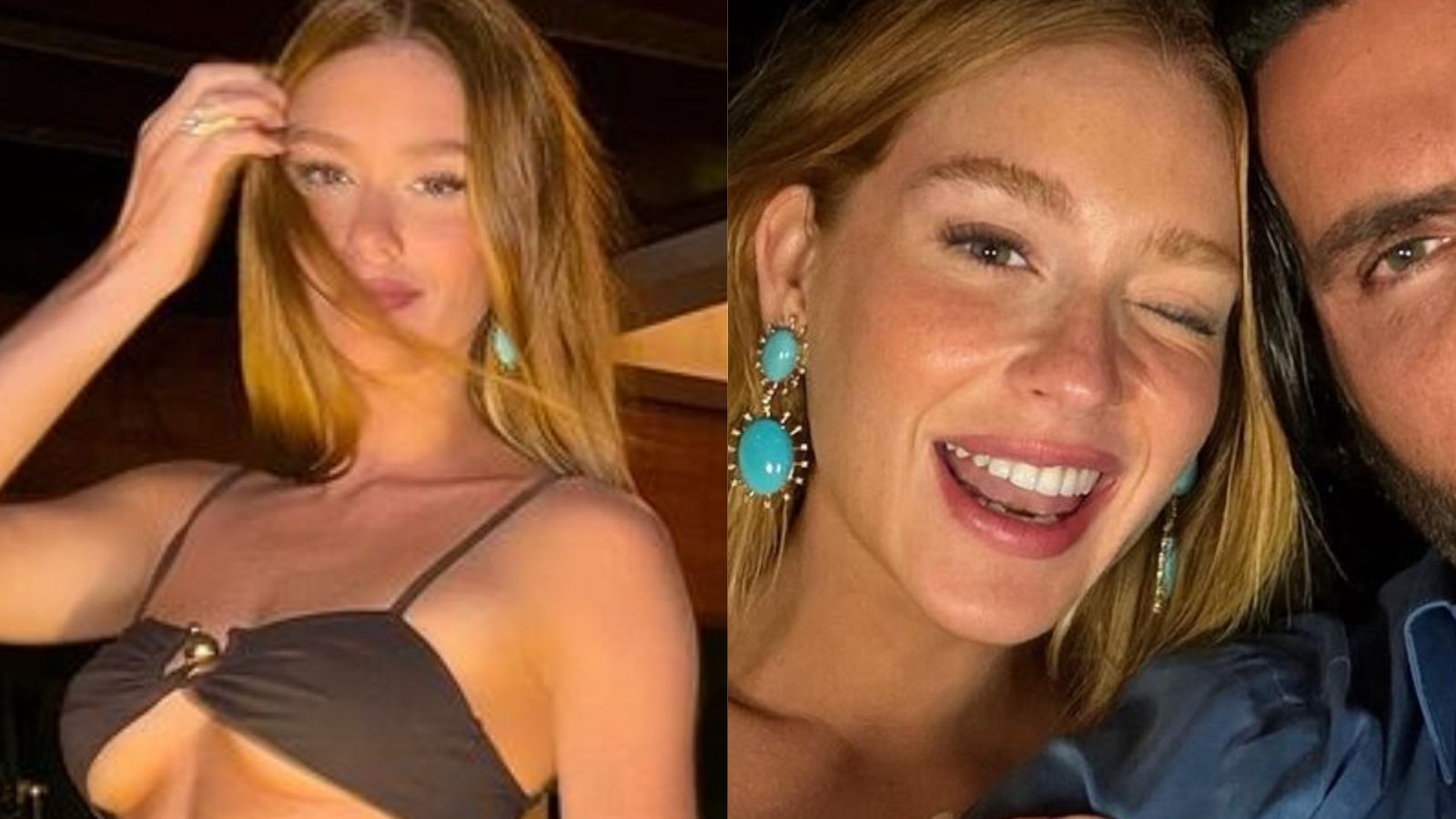 Marina Ruy Barbosa chama atenção ao curtir noitada com o noivo: ‘Que casal’