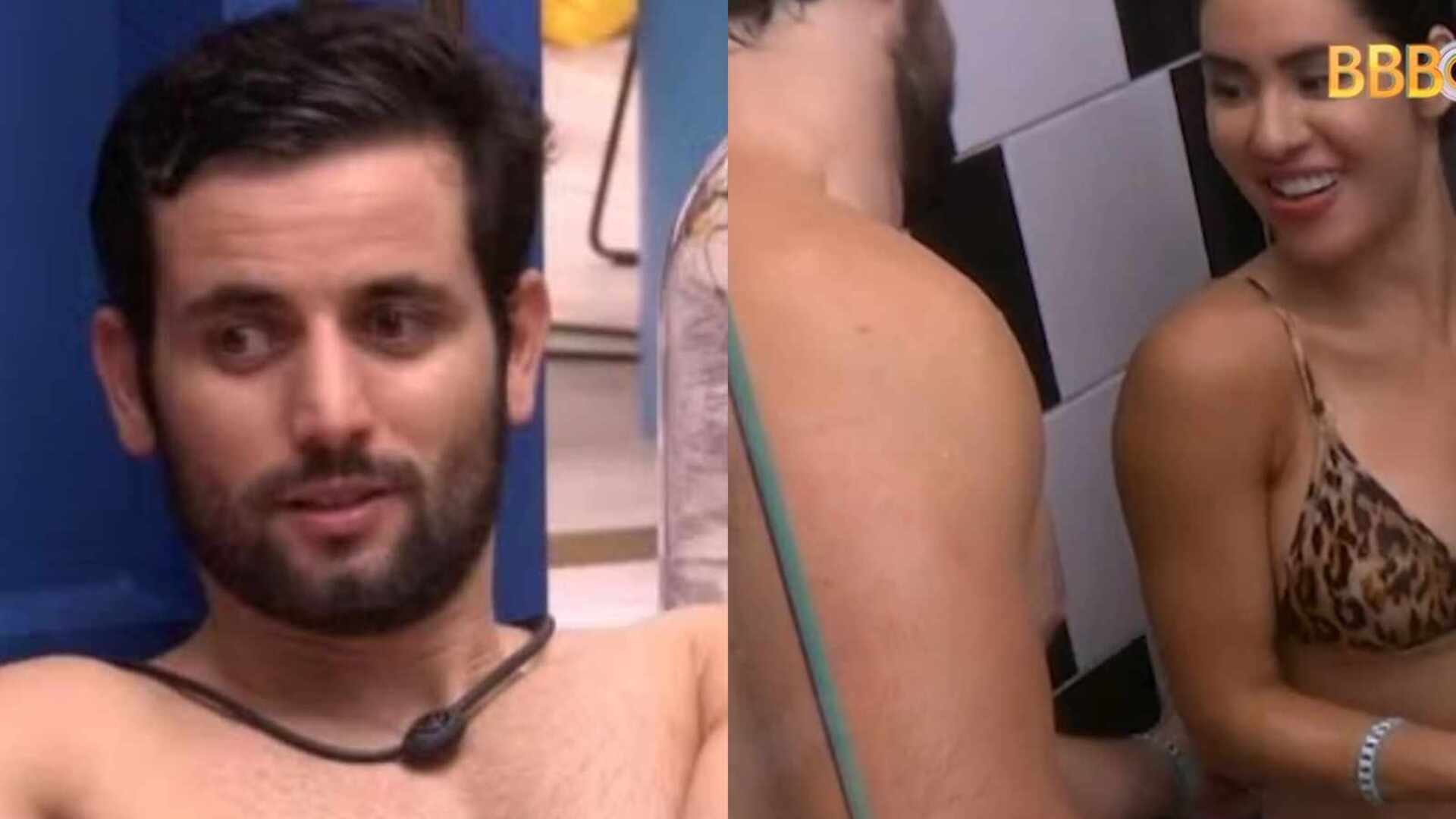BBB 24: Tá rolando? Matteus dá o que falar ao ajudar Isabelle no chuveiro