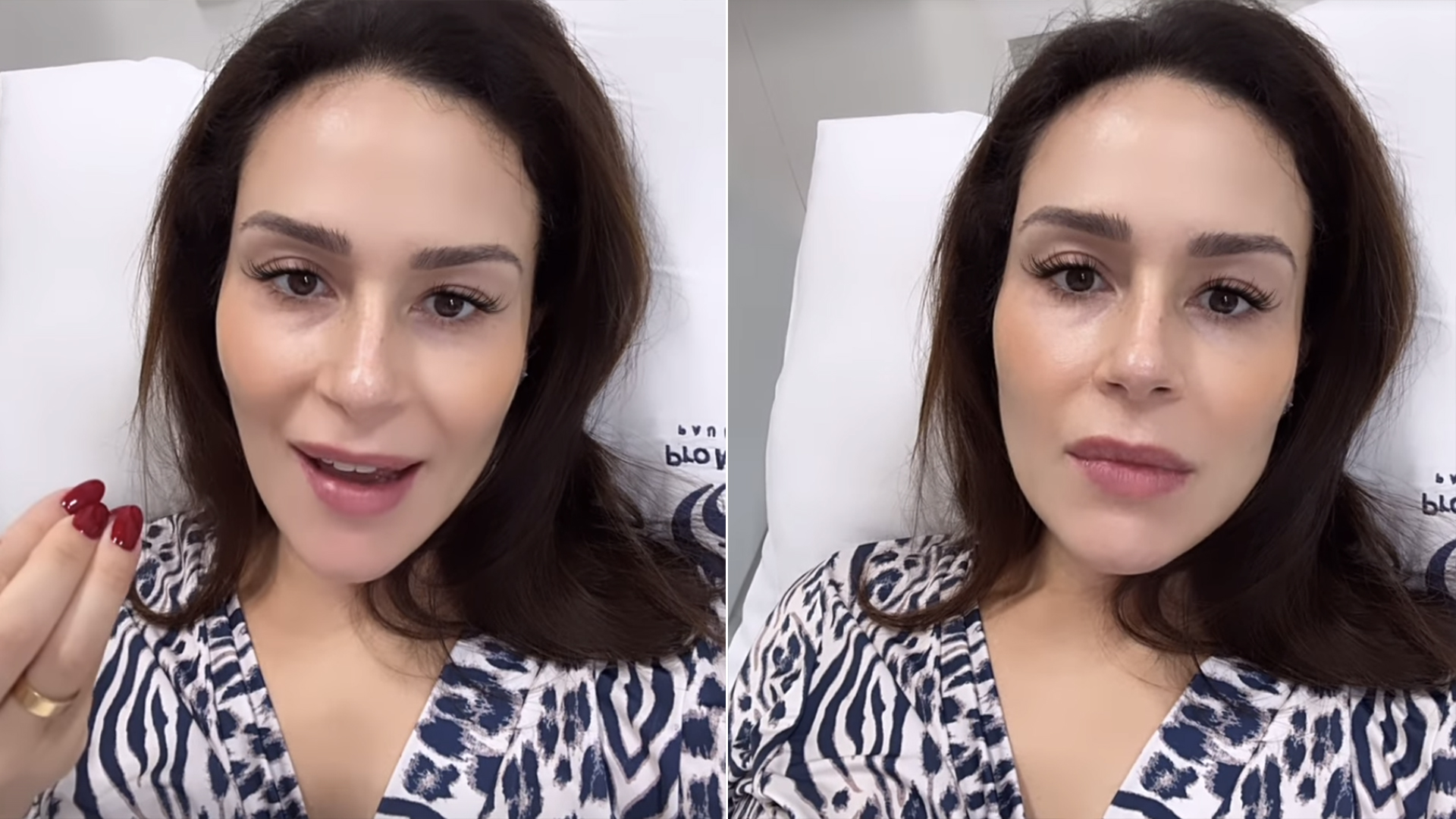 Grávida de gêmeos, Nadja Haddad revela que foi internada