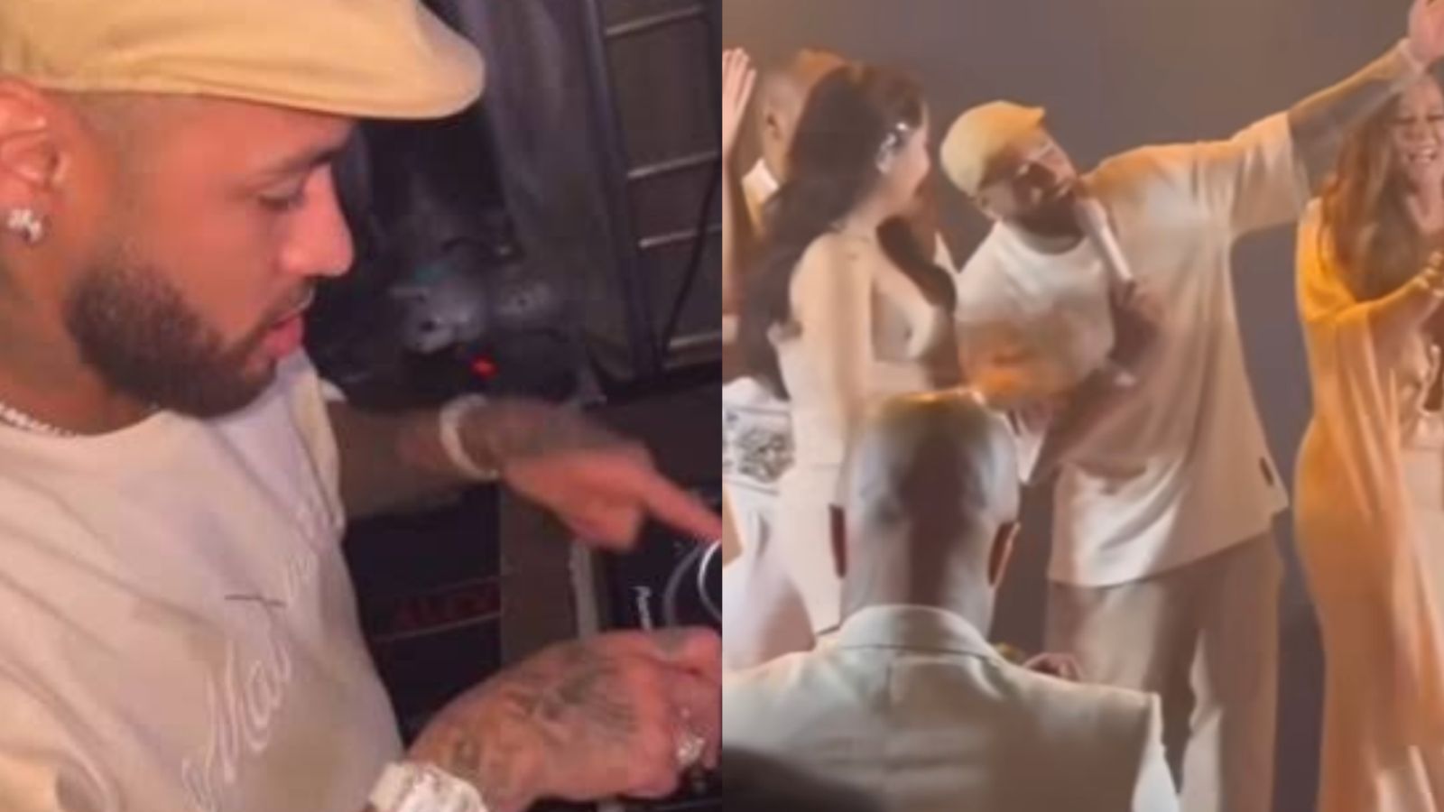 Neymar Jr surpreende ao soltar a voz e atacar como DJ em festão de Rafaella