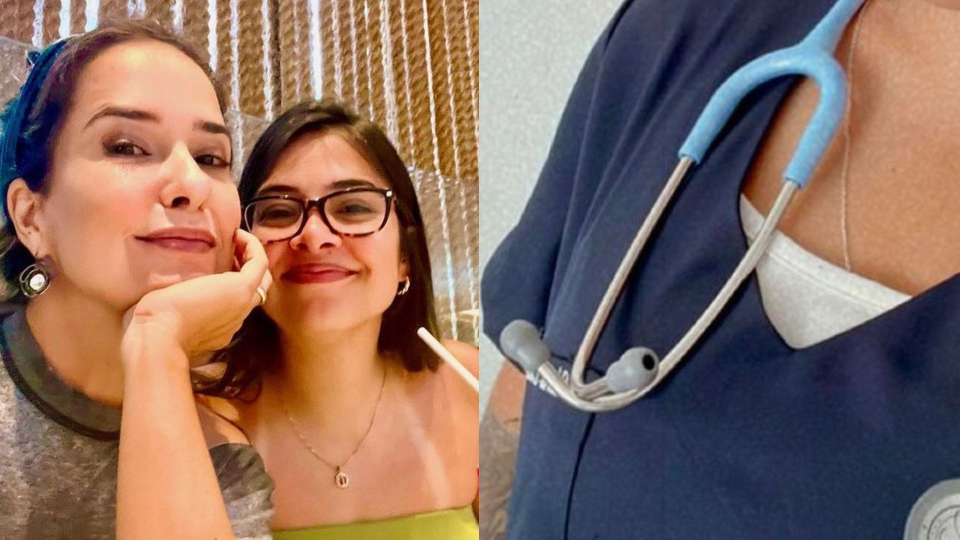 Paloma Duarte se derrete ao mostrar clique da filha médica: ‘Primeiro dia’