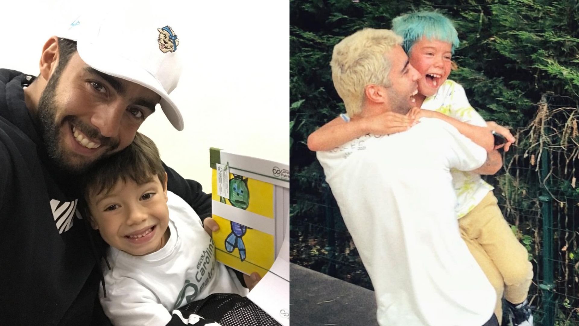 Pedro Scooby combina corte de cabelo com os filhos após críticas de Piovani