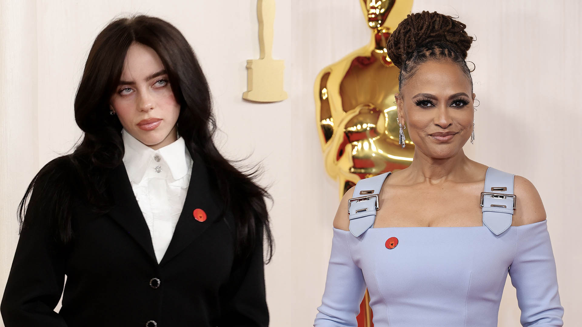 Pin vermelho no Oscar 2024: Por que os famosos estão com broches?