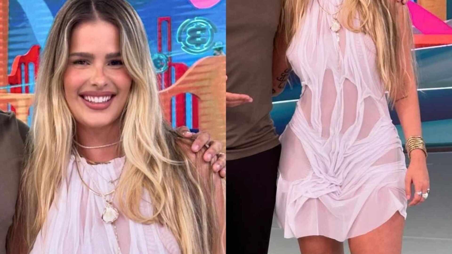 Tudo isso? Em eliminação, Yasmin usa look de R$ 70 mil