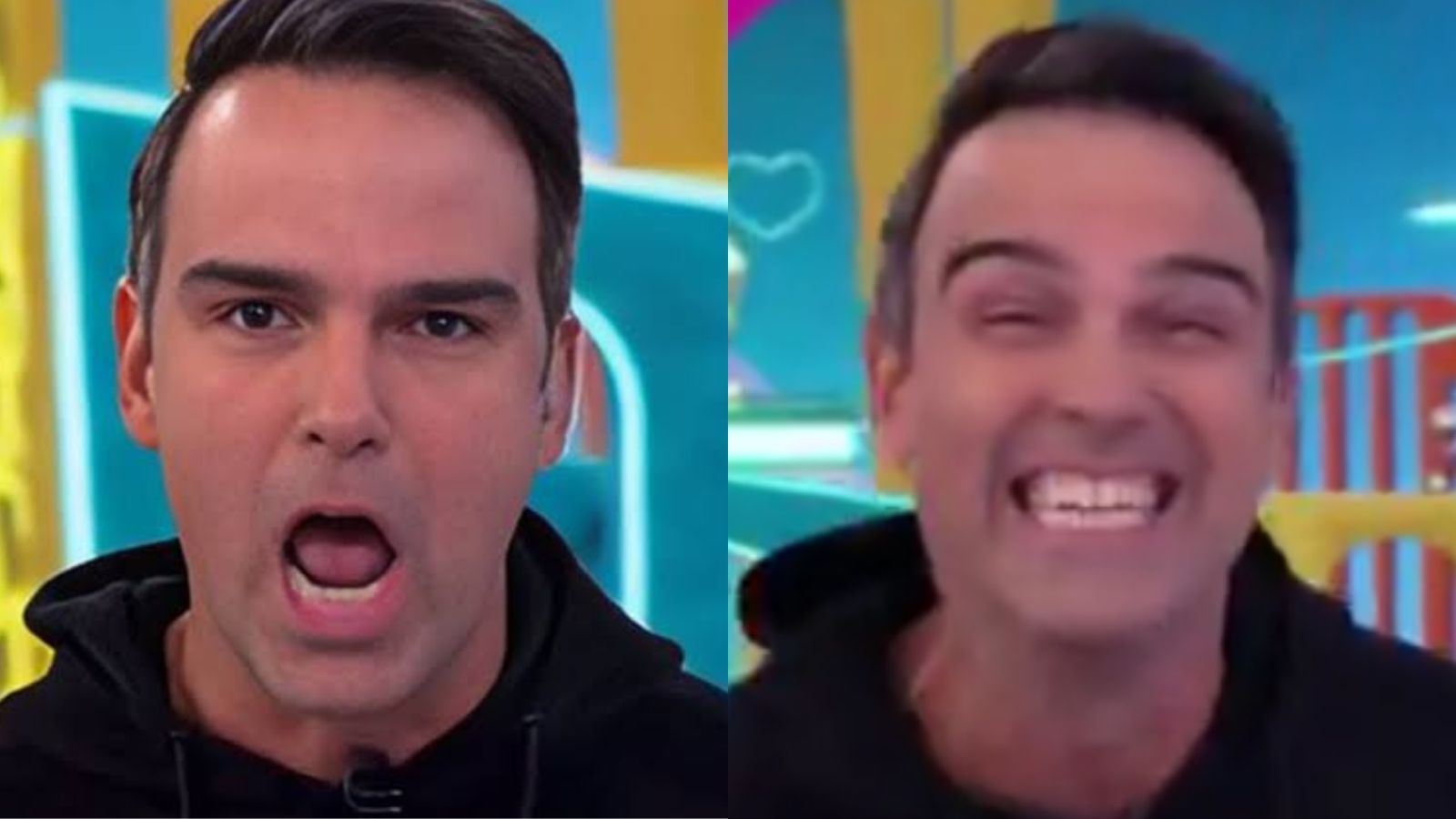 BBB 24: Tadeu Schmidt divide opiniões na web após imitar sisters ao vivo