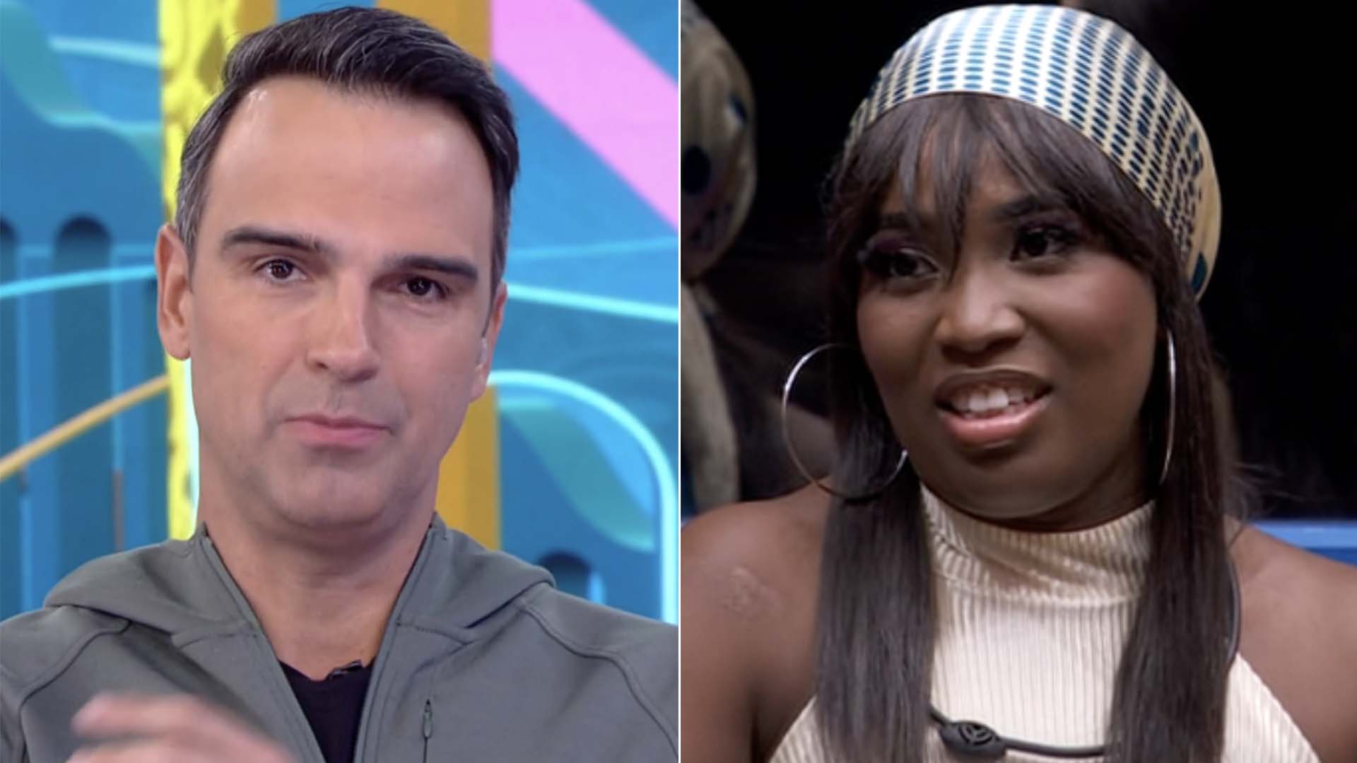 BBB 24: Discurso de eliminação de Tadeu Schmidt para Leidy Elin