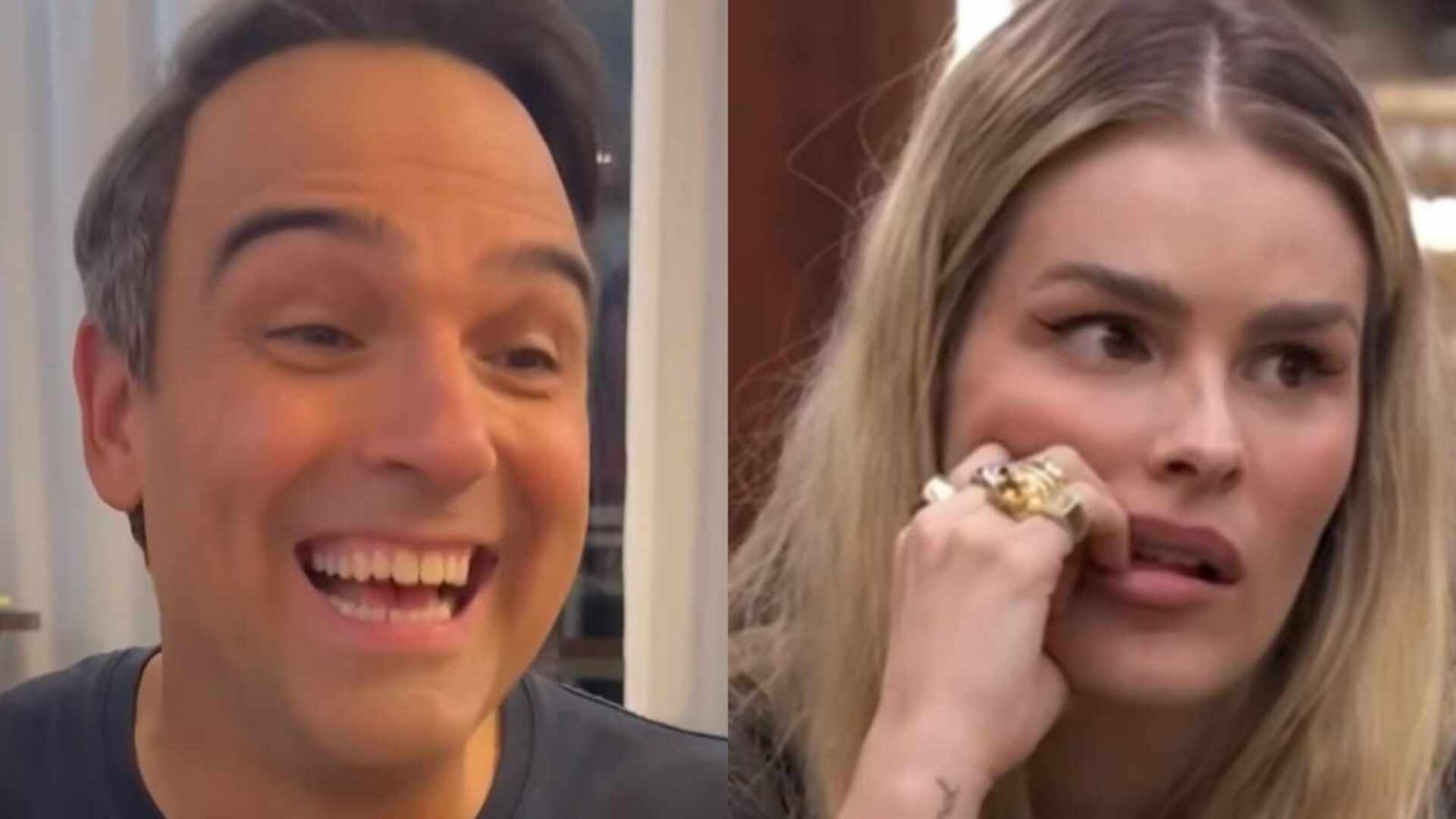 Tadeu Schmidt não perdoa e debocha de energia de Yasmin em vídeo