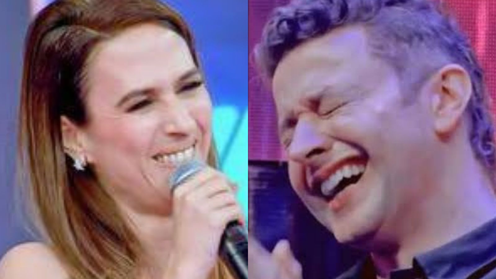 Tata Werneck canta música de Sandy para Lucas Lima no ‘Caldeirão’: ‘Coragem’