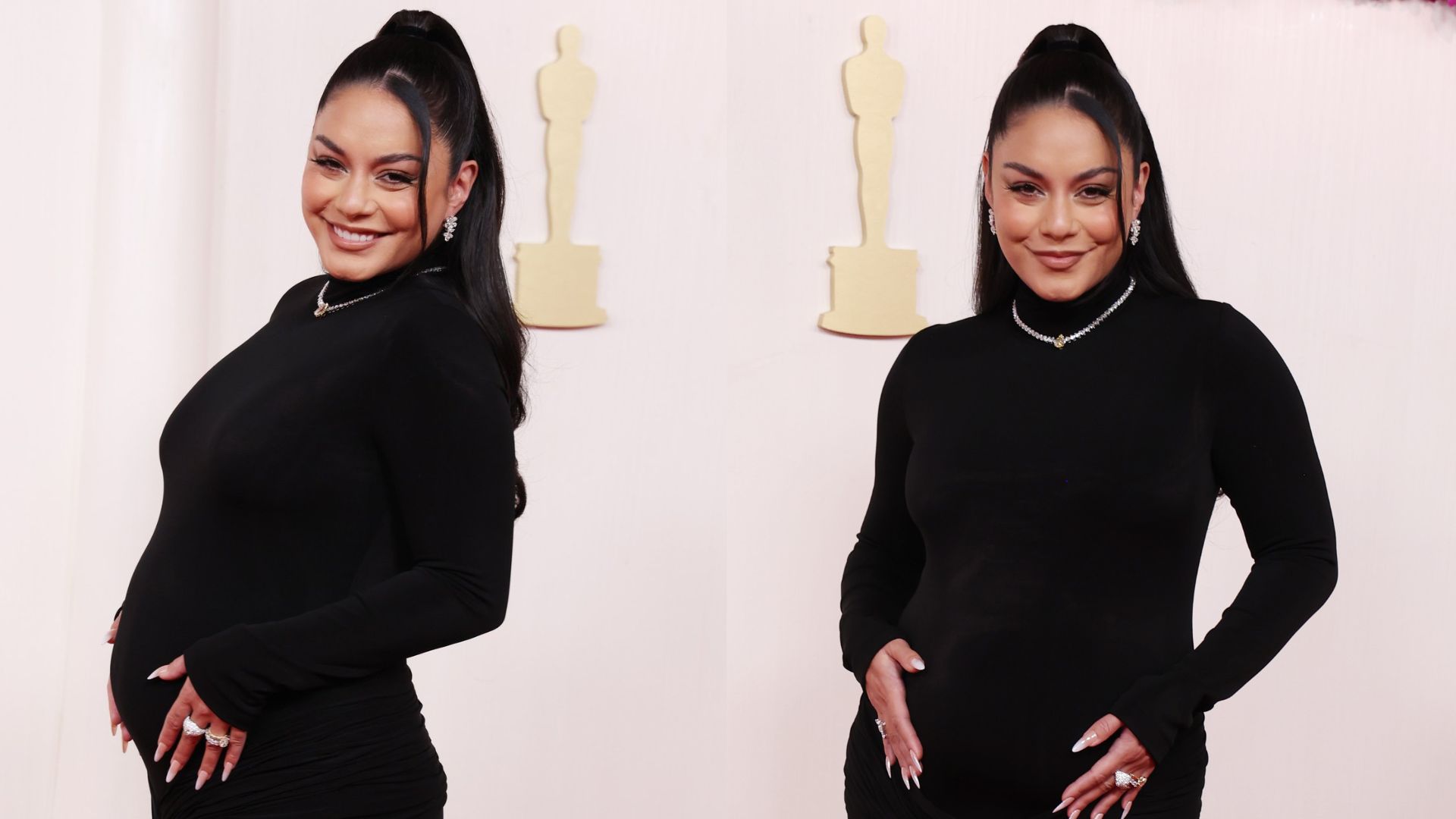 Vanessa Hudgens surpreende fãs ao revelar gravidez no Oscar 2024
