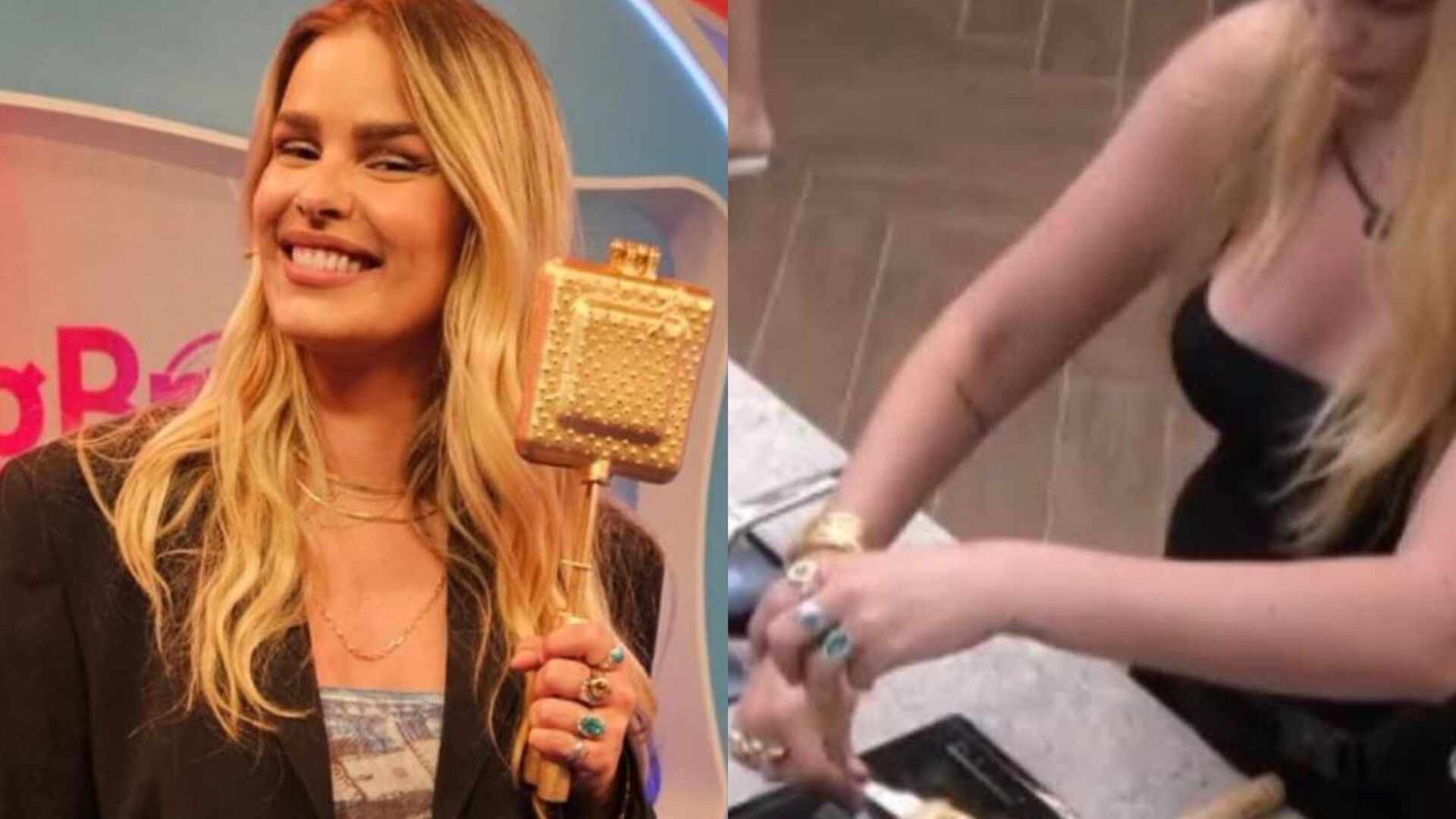 BBB 24: Após virar meme, Yasmin aprende a usar sanduicheira: ‘Que burra’
