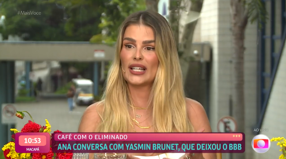 BBB 24: Yasmin desabafa sobre Davi: “Queria ter ouvido mais minha intuição”