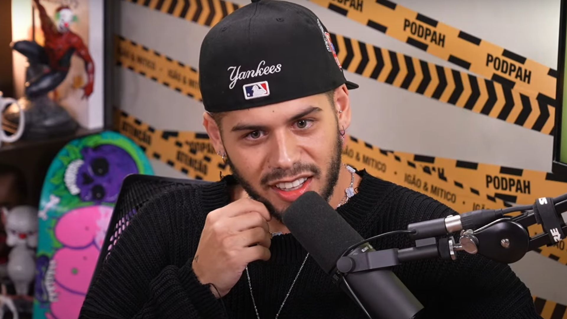 Zé Felipe recorda rap escrito para Evaristo Costa: ‘Fingi que nem fiz’