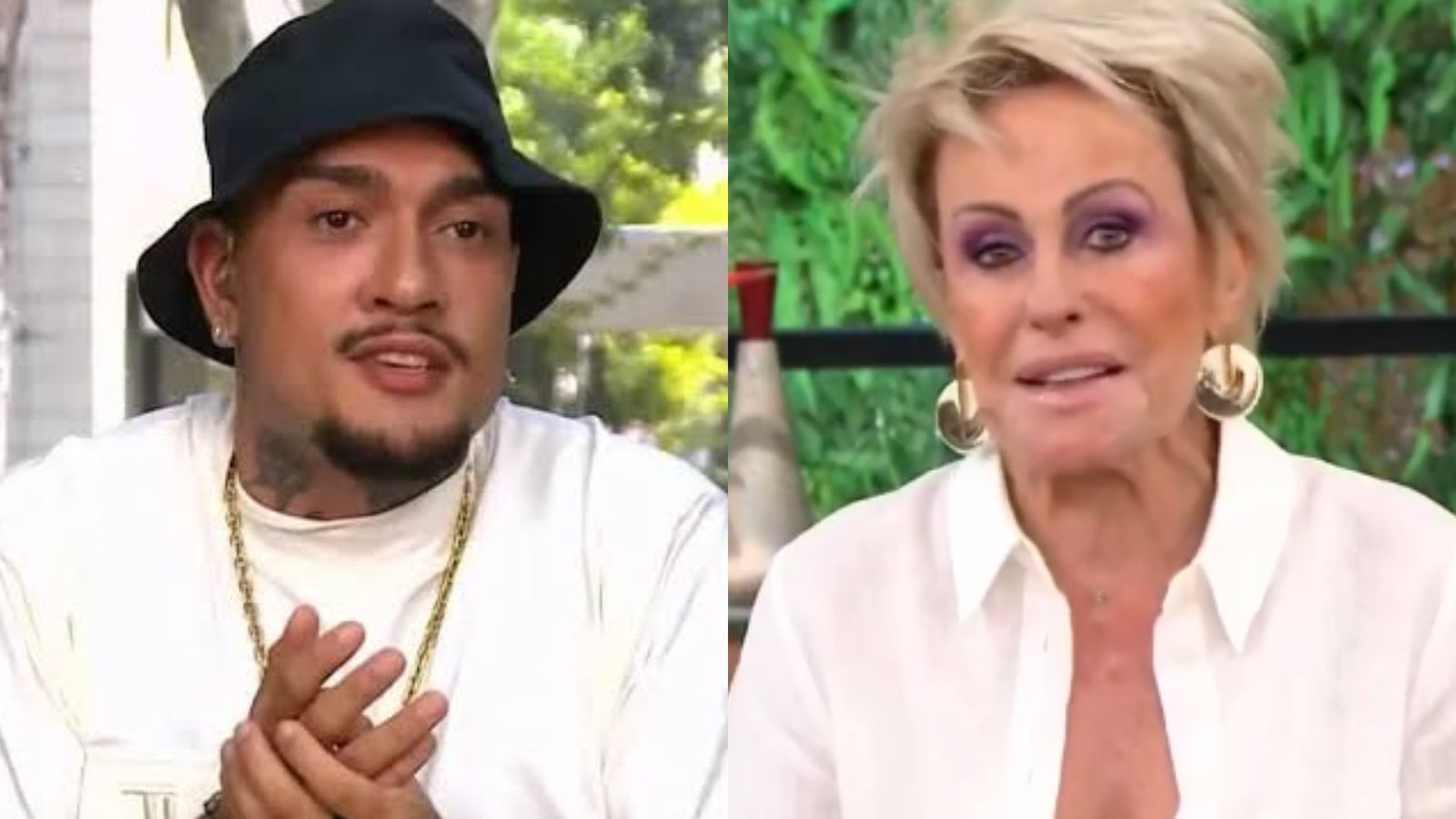 Ana Maria Braga elogia beijo e marca encontro com MC Bin Laden: ‘Vamos juntos’