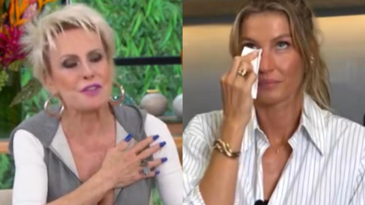 Ana Maria Braga se desculpa após fazer Gisele Bündchen chorar ao vivo: ‘Emoção’