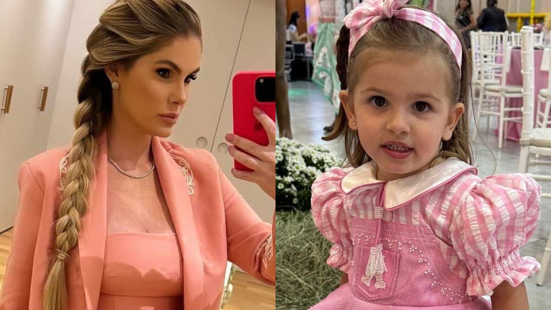 Bárbara Evans celebra aniversário de 2 anos da filha, Ayla