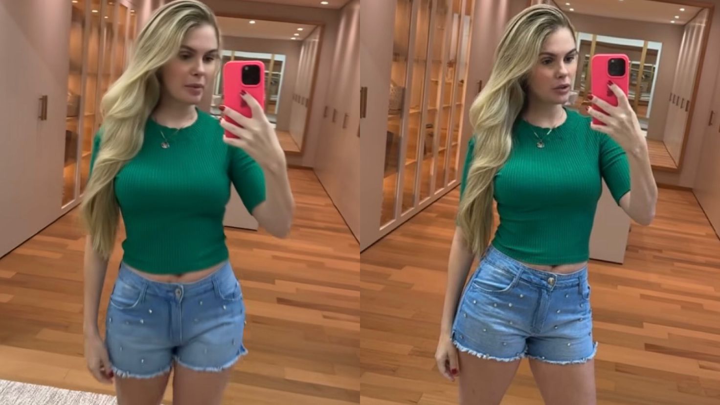 Bárbara Evans celebra perda de peso após gravidez: “O shorts 36 entrou”