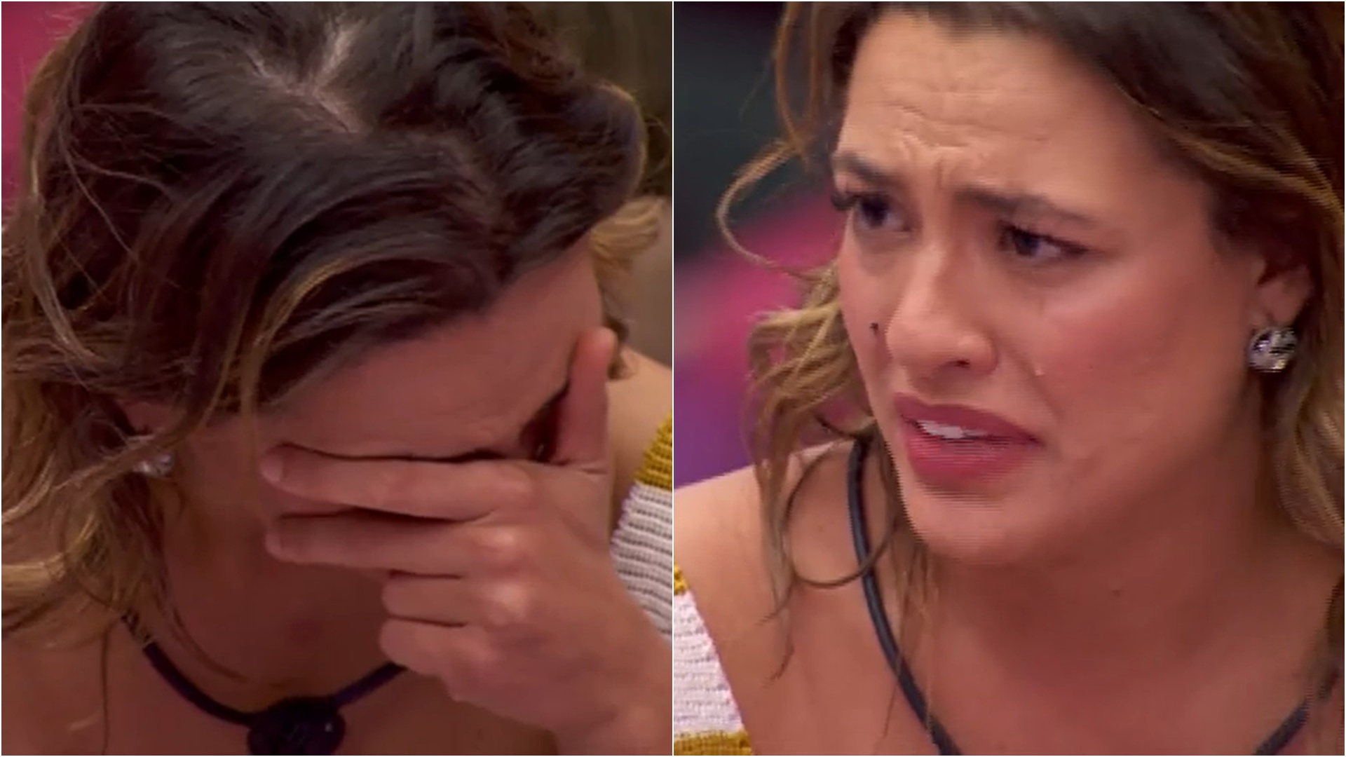 BBB 24: Bia cai no choro após briga com Davi: “Ouvir isso de um amigo”