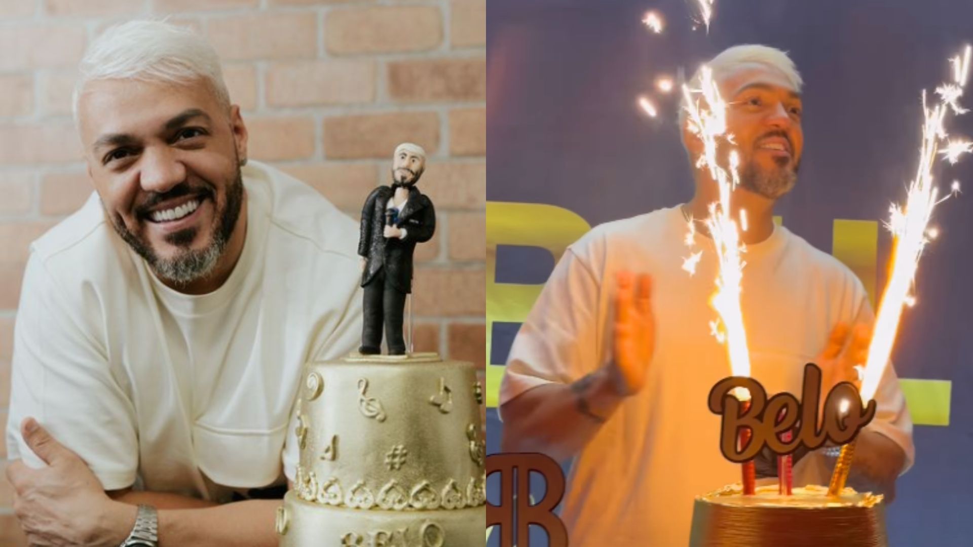 Belo ganha festa surpresa da equipe em aniversário de 50 anos: ‘Sem palavras’