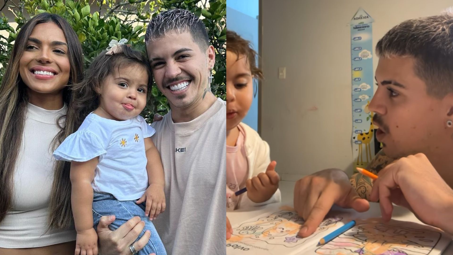 Biel encanta ao mostrar vídeo fofíssimo da filha, Pietra: ‘Te amo’