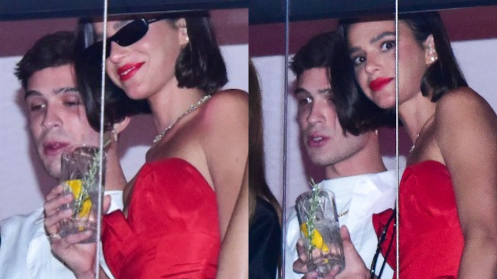 Bruna Marquezine é vista curtindo festa ao lado de João Guilherme