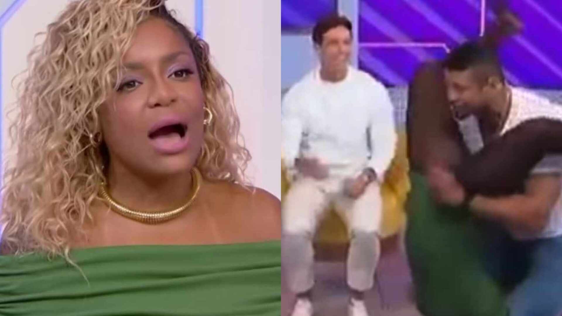Cariúcha causa ao se pendurar em pescoço de ex de Gracyanne Barbosa