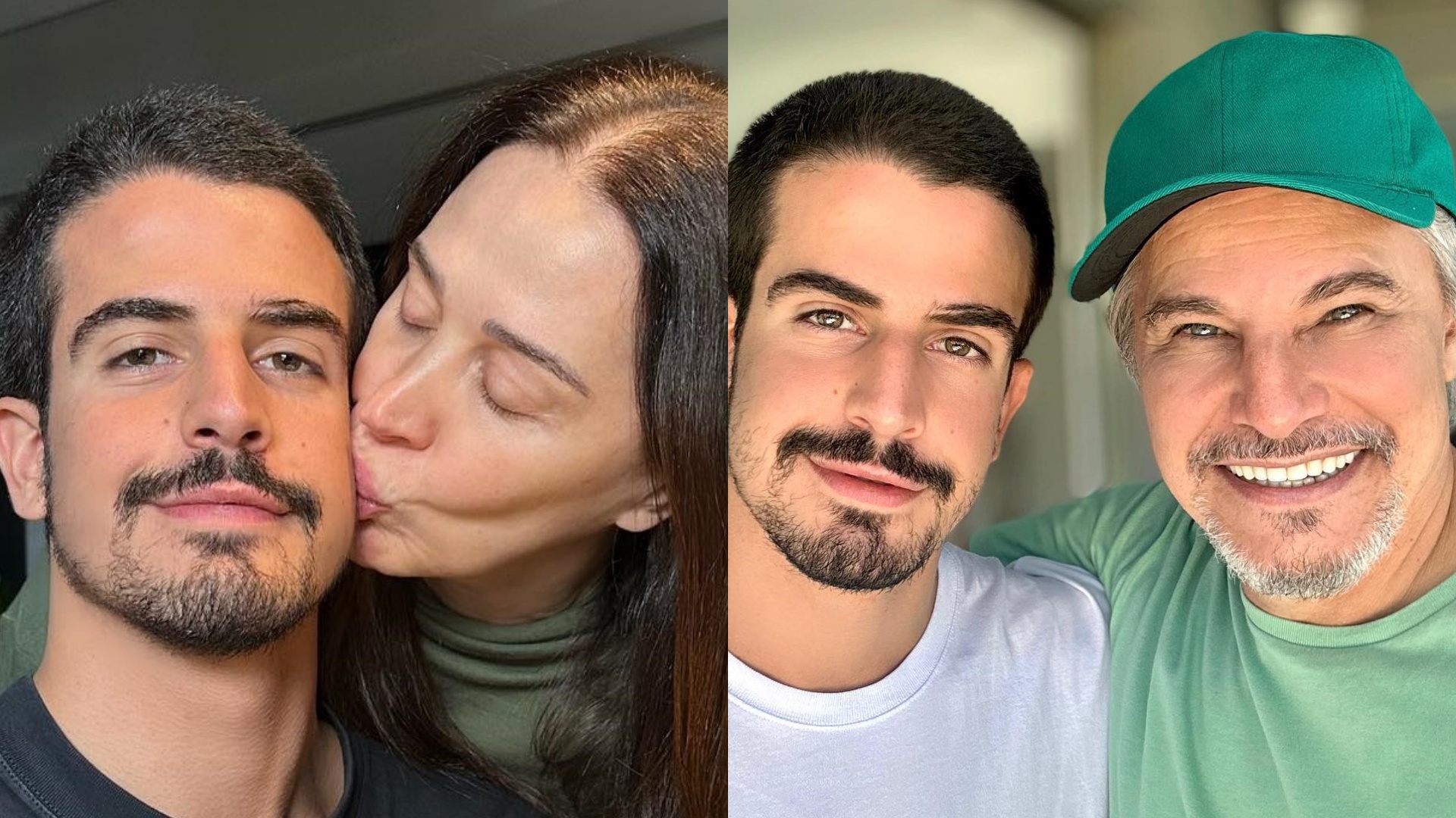 Claudia Raia e Edson Celulari comemoram o aniversário do filho, Enzo