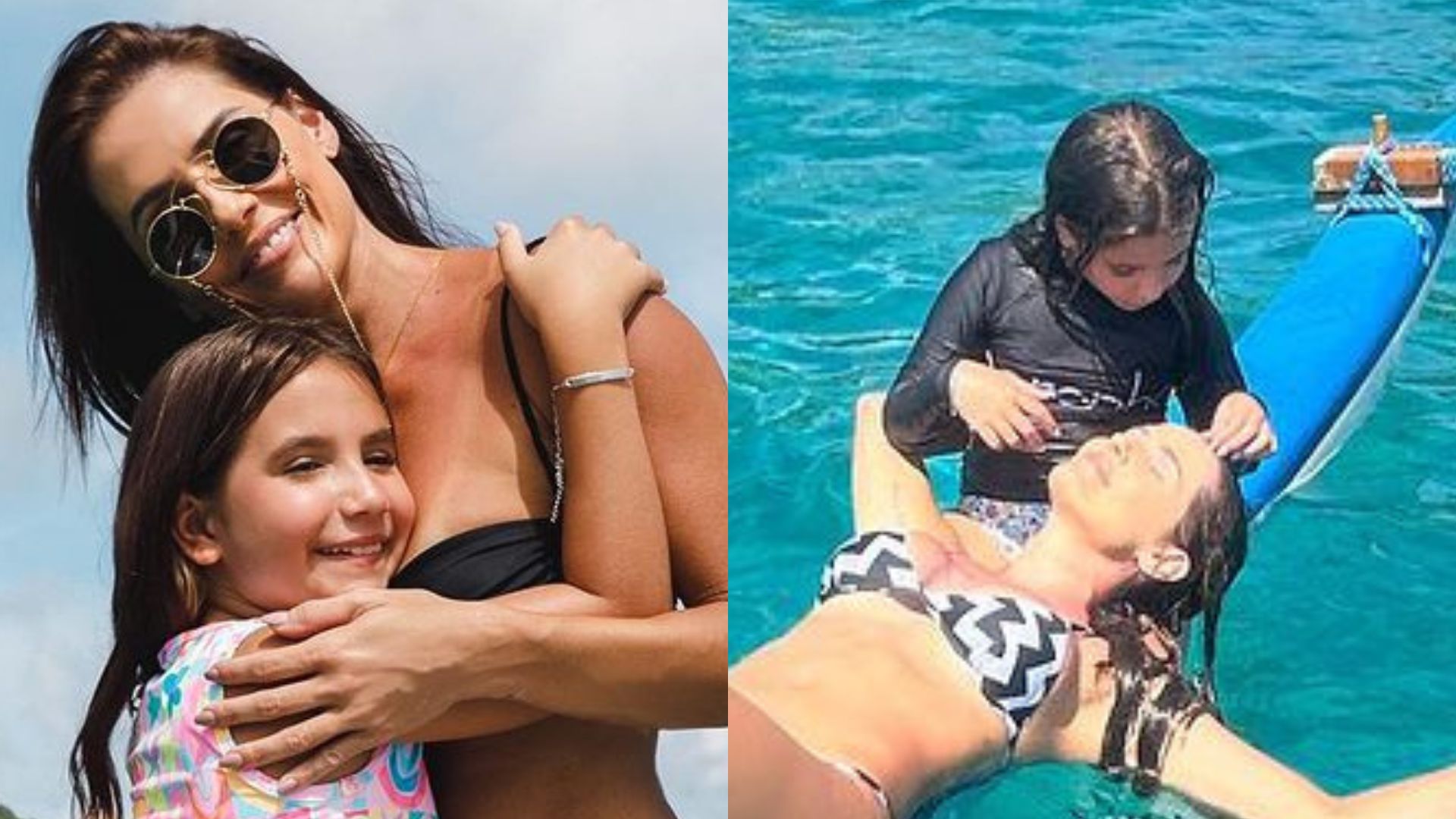 Deborah Secco mostra fotos inéditas de viagem a Noronha com a filha