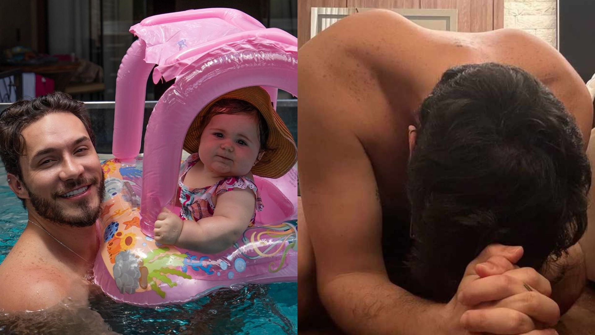 Eliezer se emociona ao ouvir sua filha falar ‘papai’ pela primeira vez