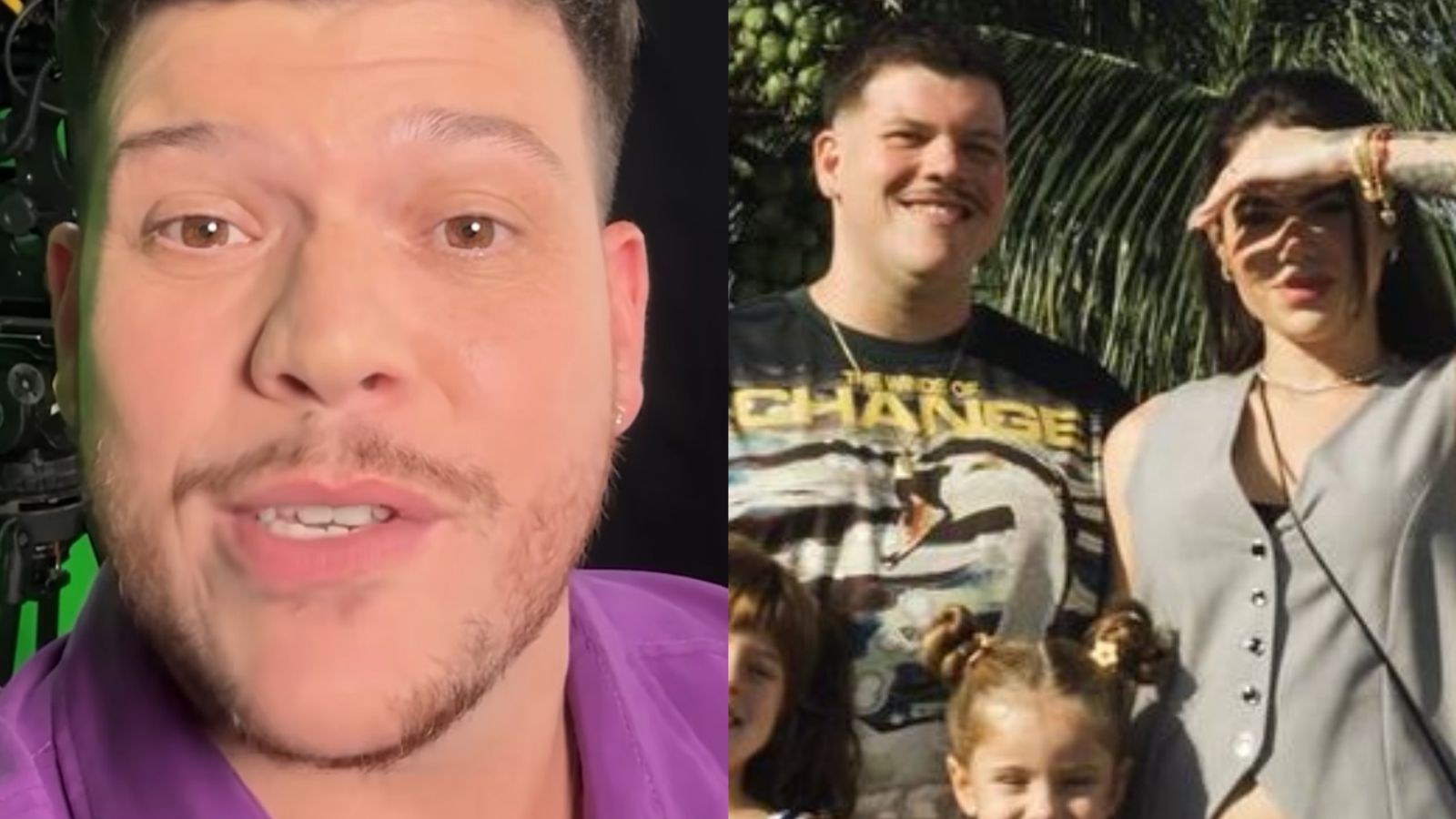 Ferrugem explica ausência da filha em fotos da família após críticas: ‘Limites’