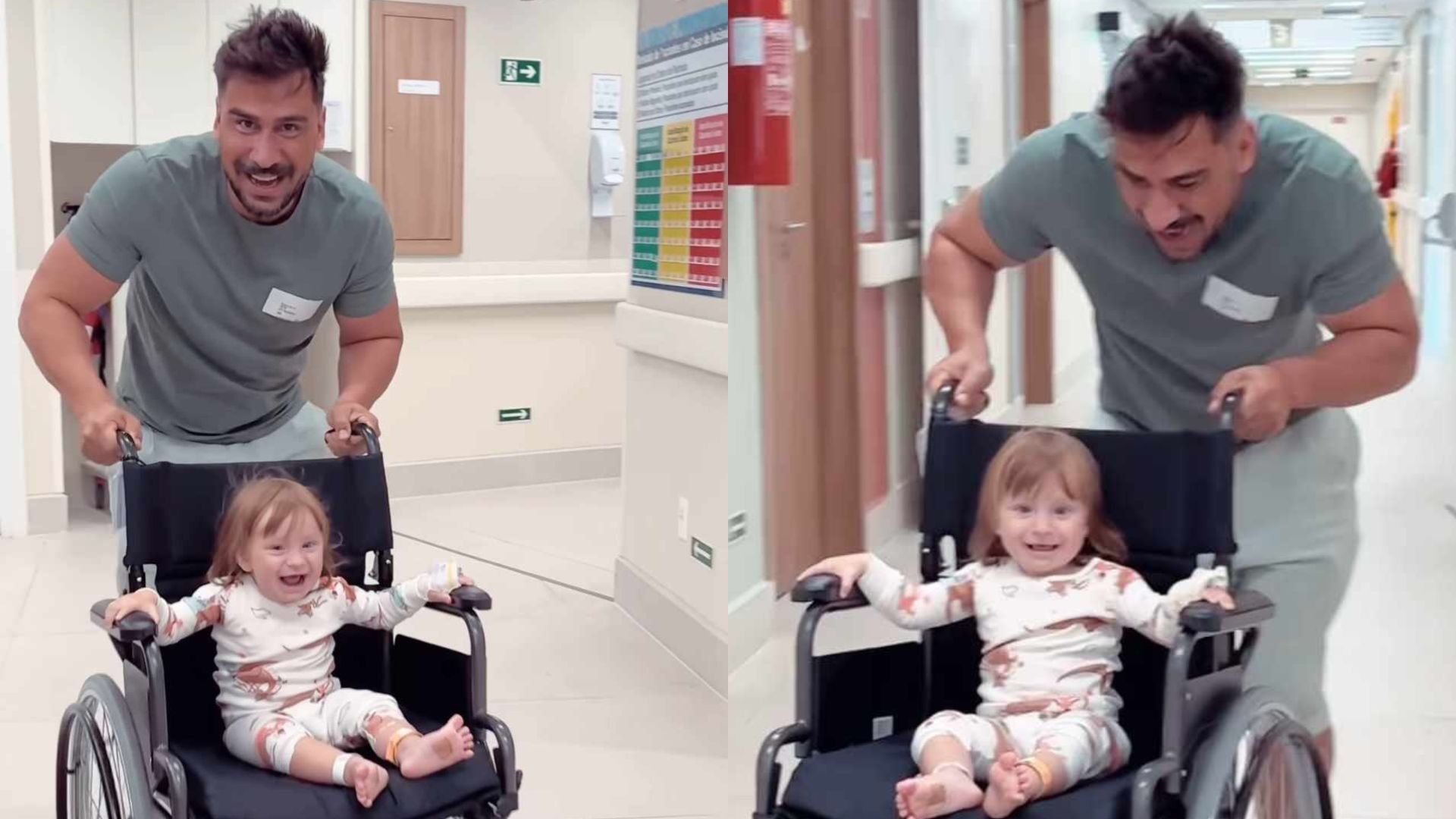 Filha caçula de Julio Rocha é internada e causa preocupação na família