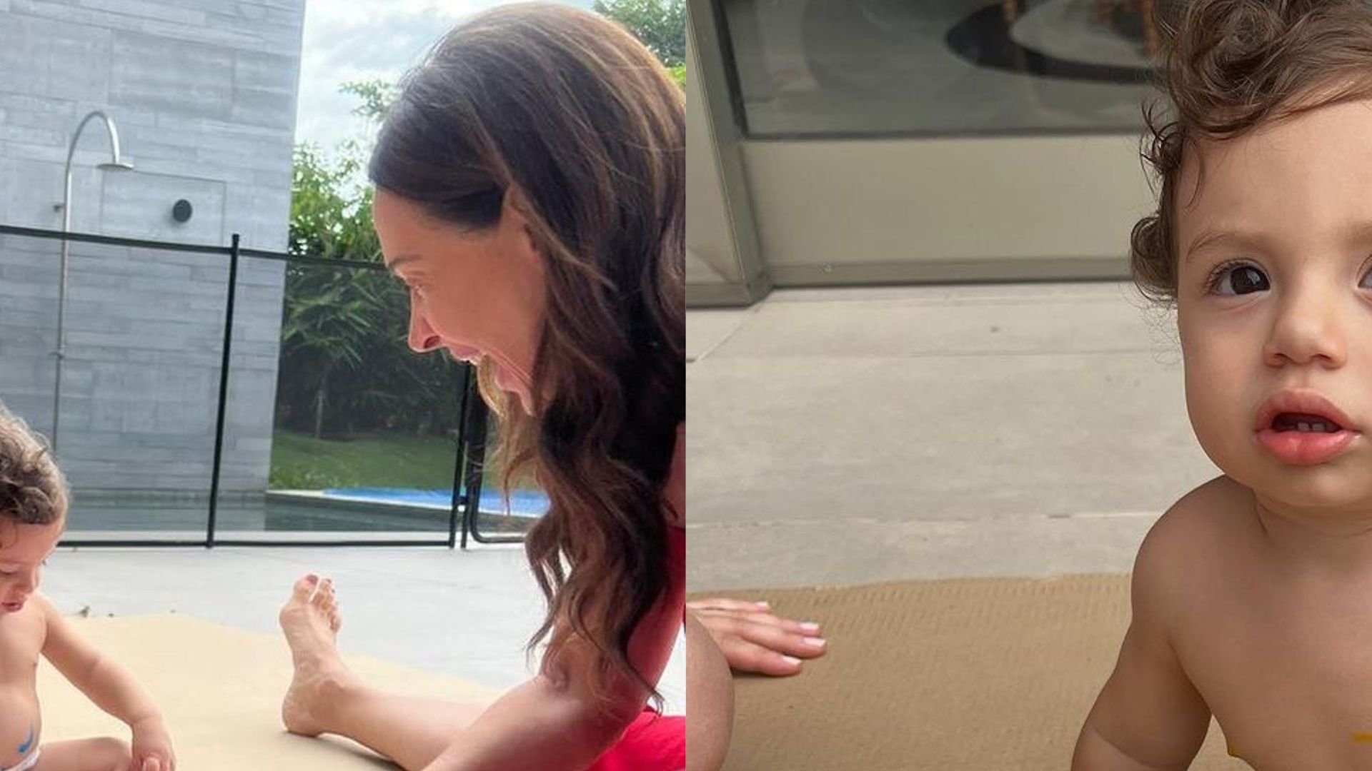 Filho caçula de Claudia Raia mostra veia artística em cliques encantadores