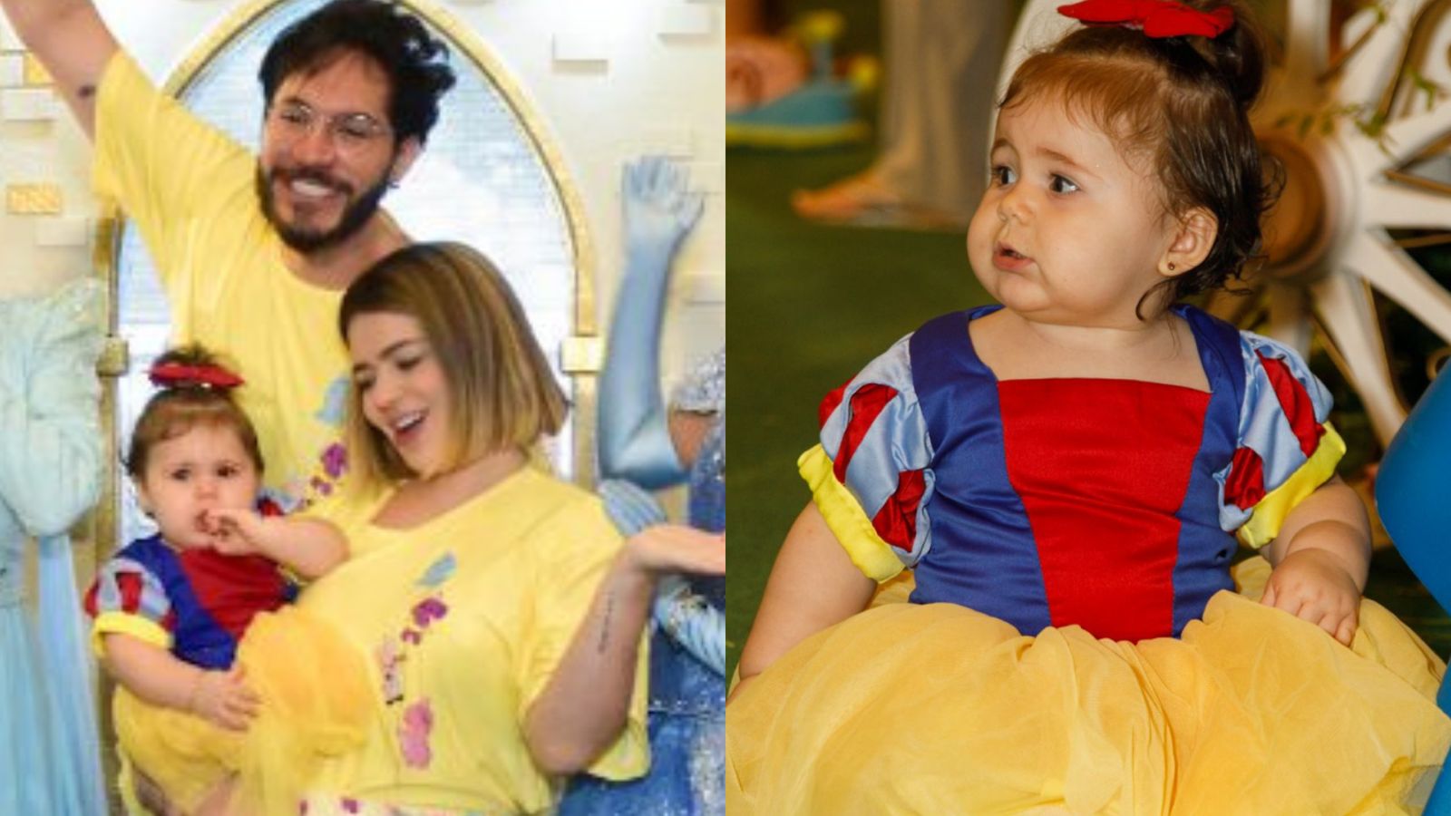 Viih Tube e Eliezer encerram celebrações do aniversário de Lua com festa do pijama