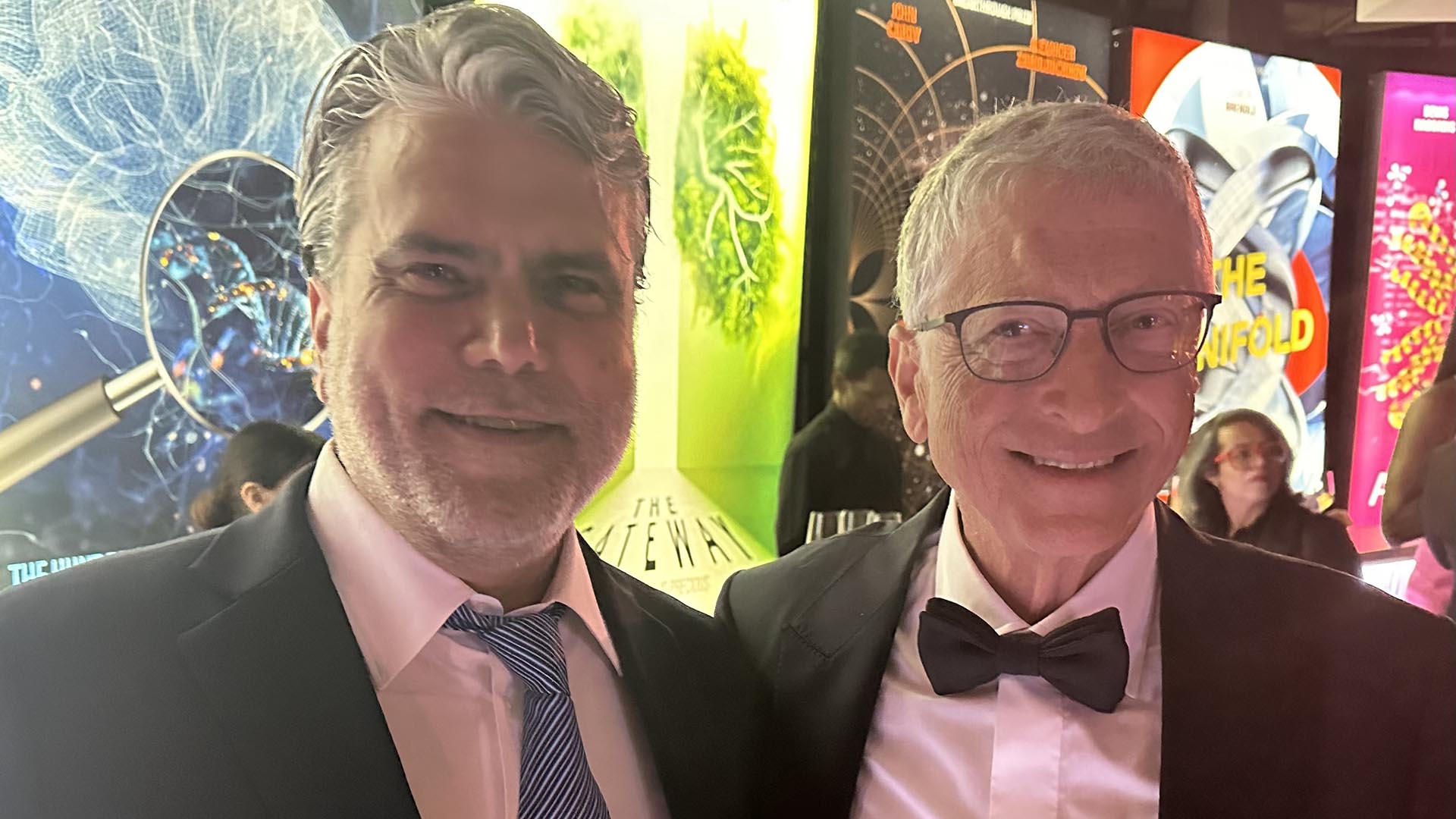 Frederico Lapenda encontra Bill Gates em evento internacional