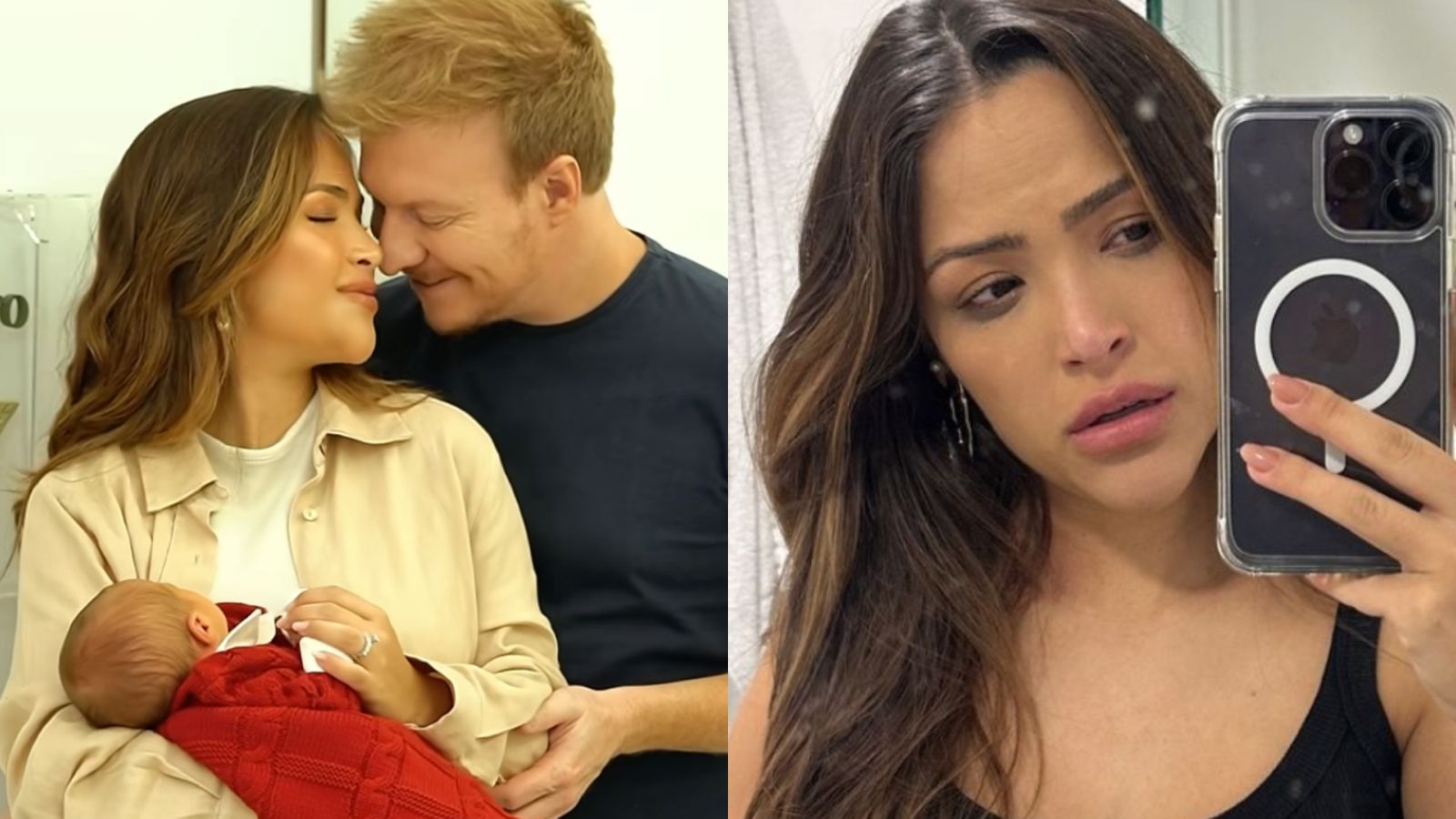 Gabi Luthai revela que o filho recém-nascido enfrenta disquesia: ‘Sofrendo’
