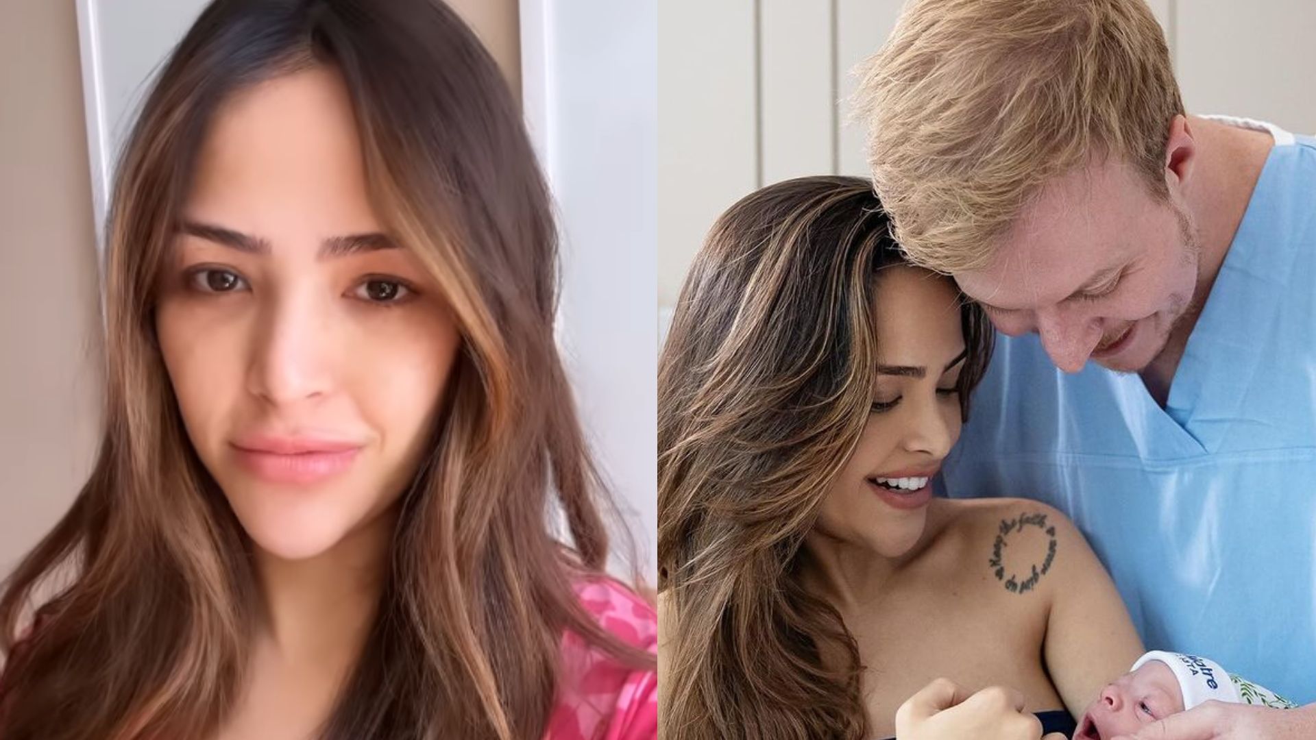 Gabi Luthai mostra barriga após o nascimento do primeiro filho com Teo Teló